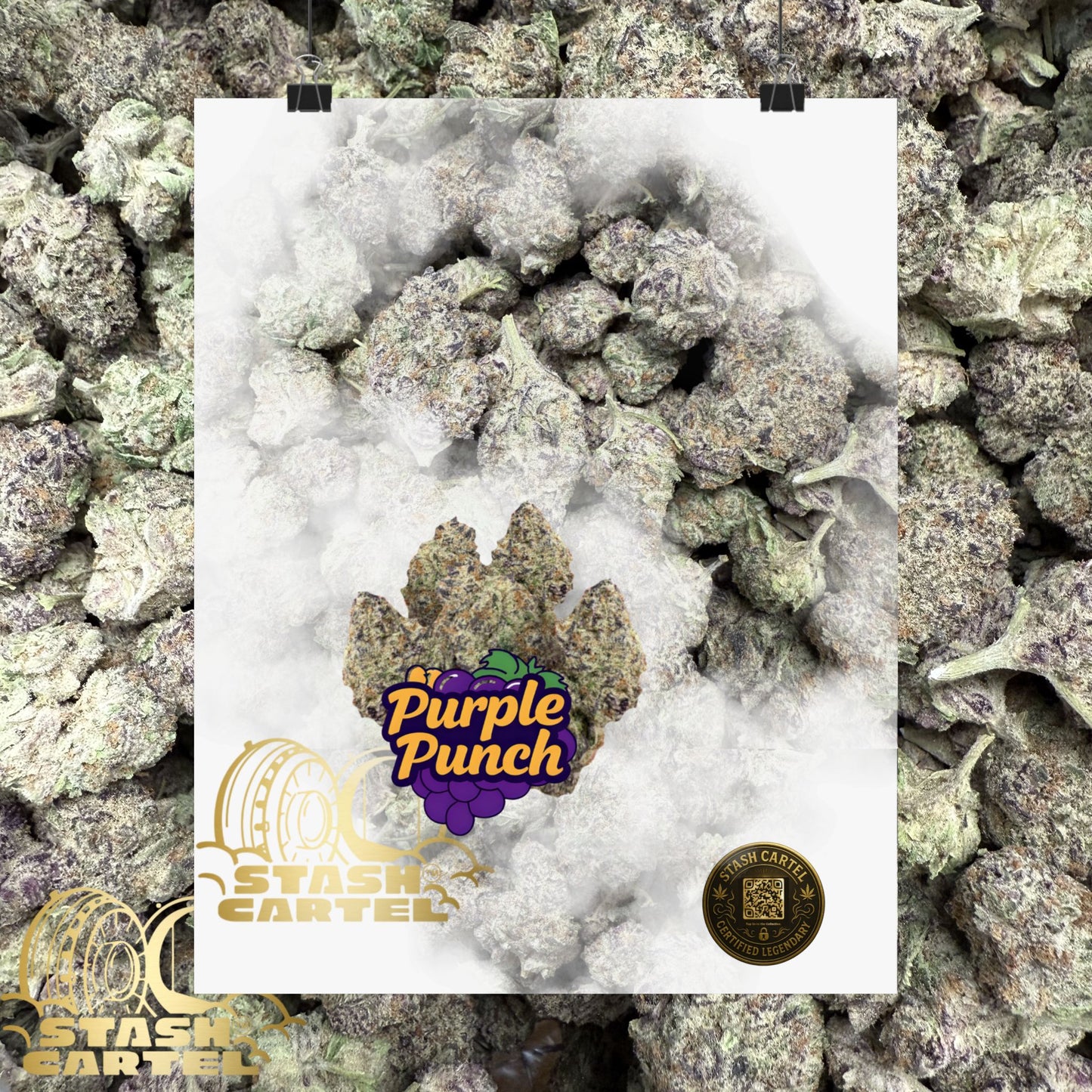 🥊 "Purple Punch" Heavy Indica Flavor Bomb Poster