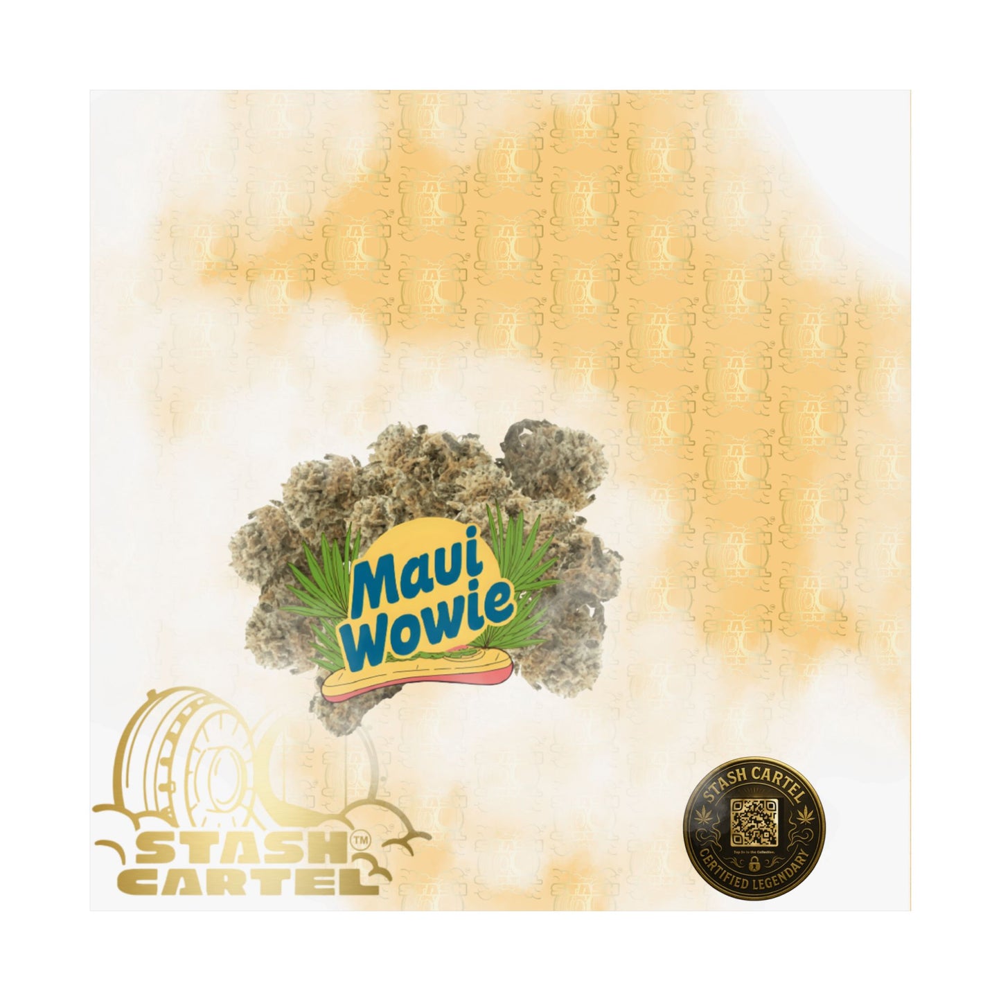 🌴🍍 "Maui Wowie" Sativa Poster – Island Sativa Sunshine