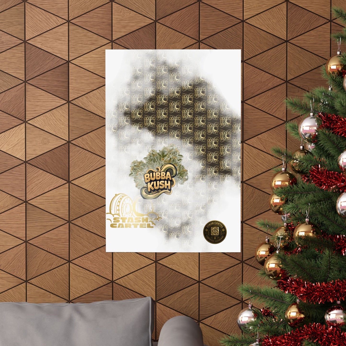 ☕ "Bubba Kush" Classic Nightcap Indica Poster