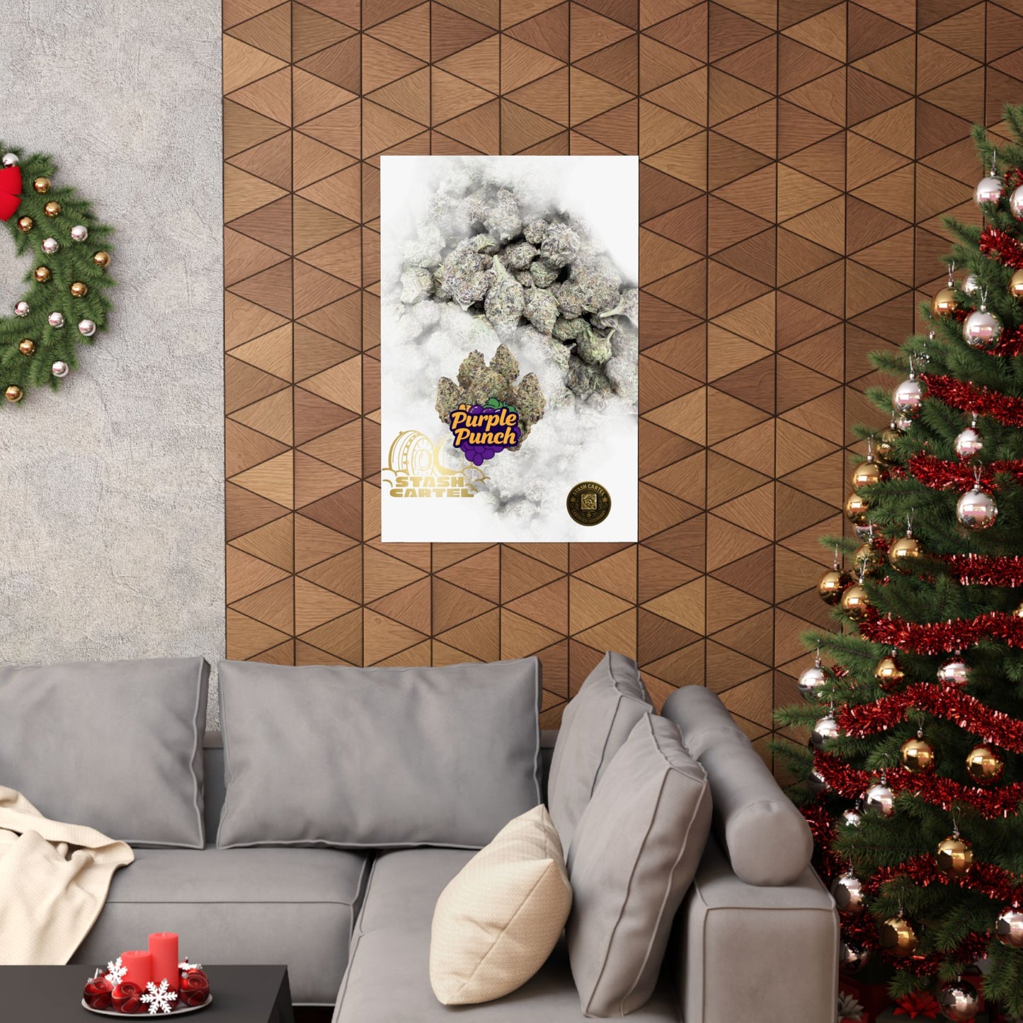 🥊 "Purple Punch" Heavy Indica Flavor Bomb Poster