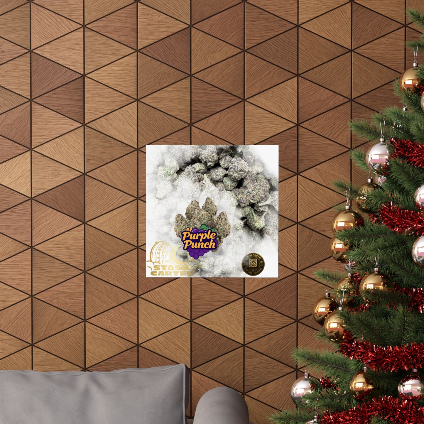 🥊 "Purple Punch" Heavy Indica Flavor Bomb Poster