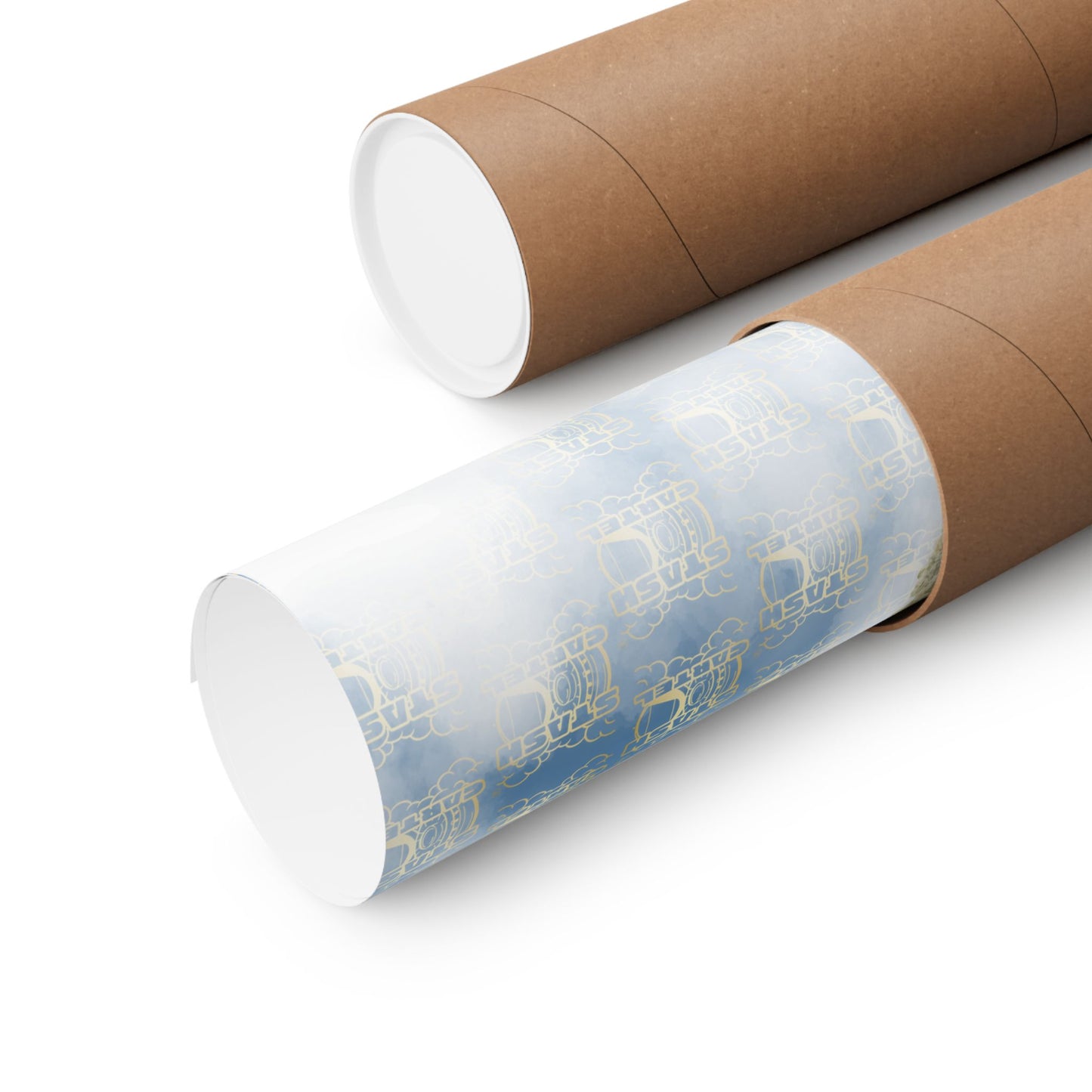 💭 "Blue Dream" West Coast Sativa Hybrid Poster – Classic Cali Cannabis Art in Sky Blue Tones