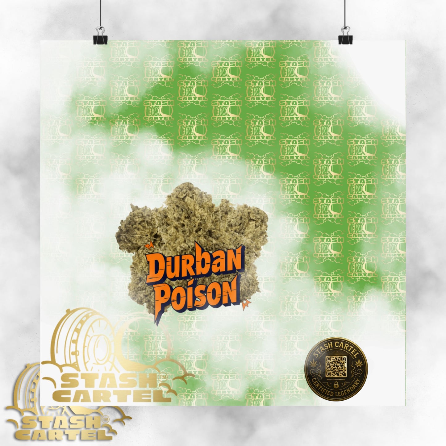 🌍 "Durban Poison" Pure Sativa Landrace Poster