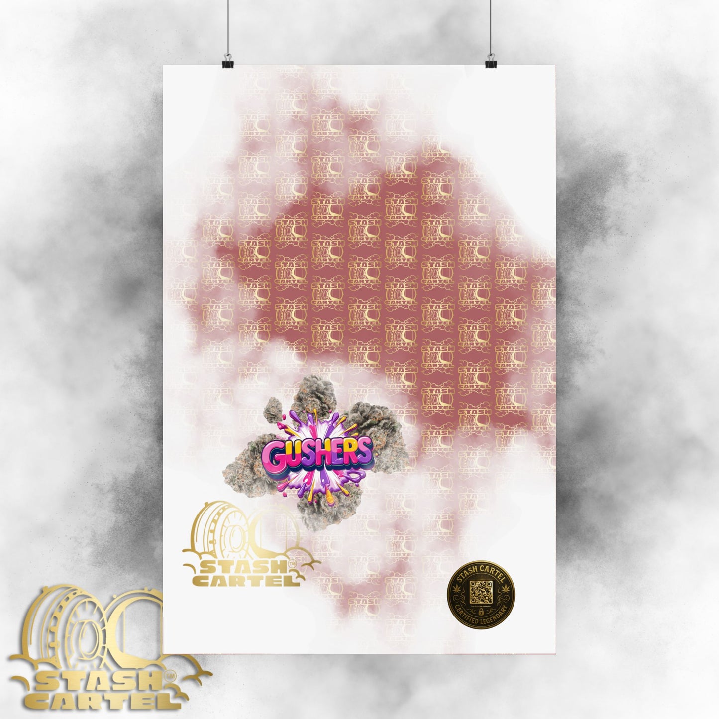 💦🍇 Gushers Poster – Exotic Candy-Indica Hybrid Poster with Creamy Fruit Punch