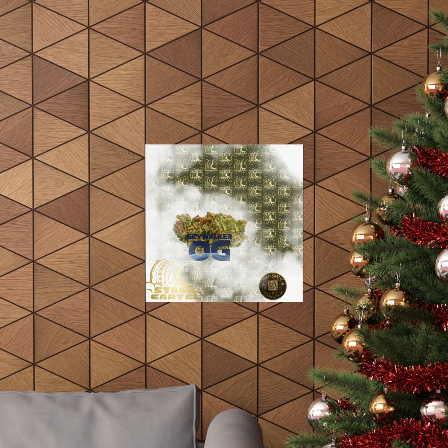 🌌 "Skywalker OG" Galactic Indica-Hybrid Poster