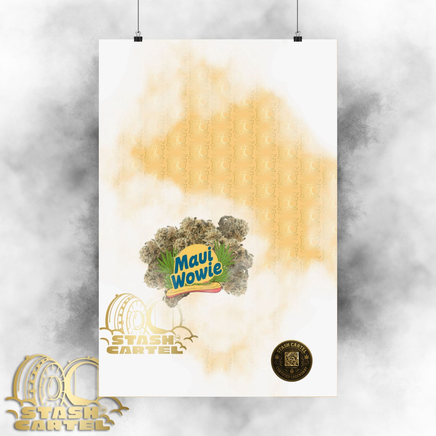 🌴🍍 "Maui Wowie" Sativa Poster – Island Sativa Sunshine