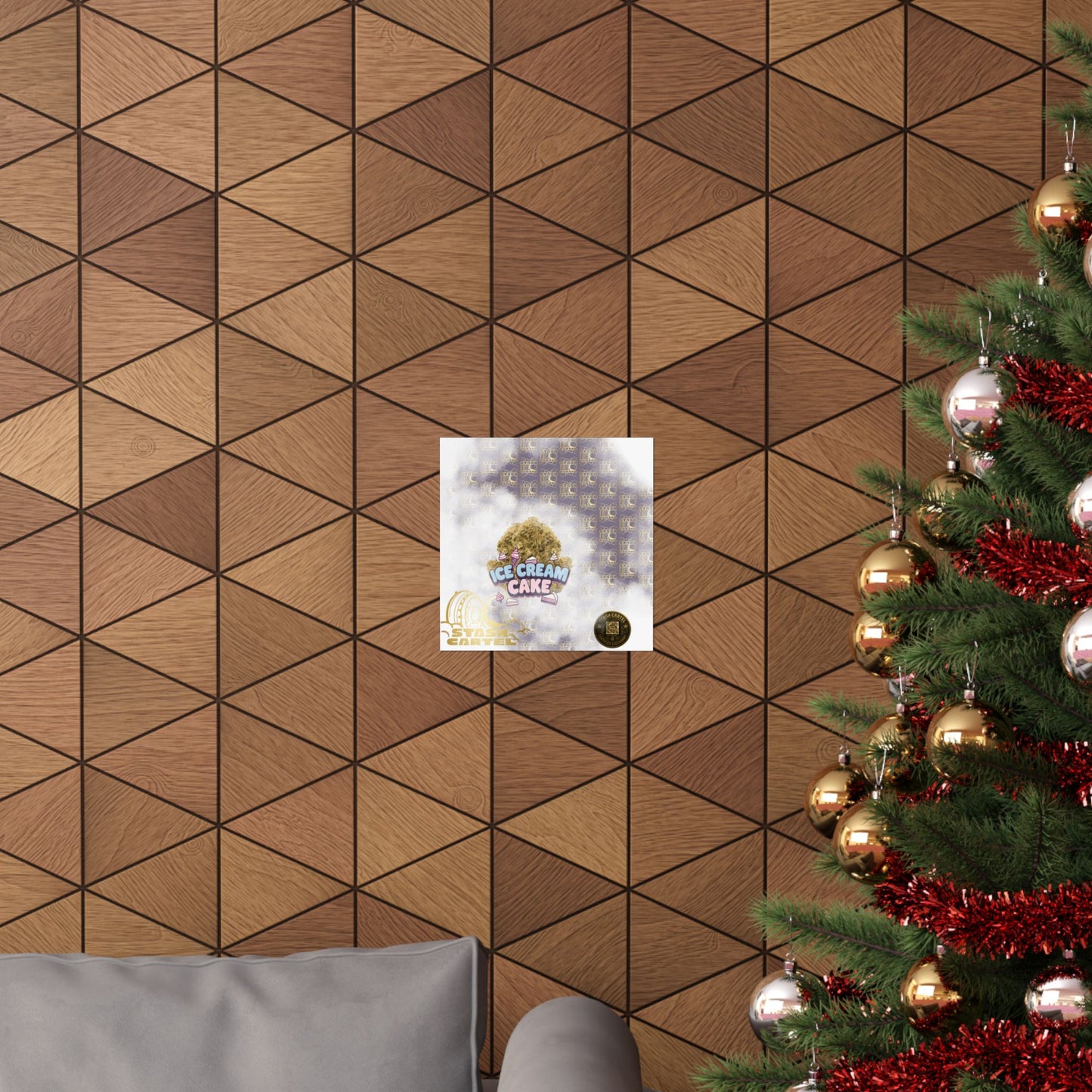 🍦 "Ice Cream Cake" Sedating Indica Dessert Poster