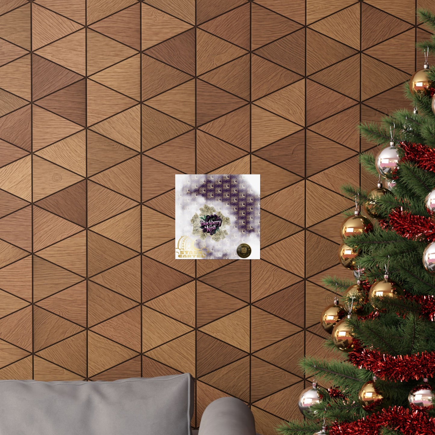 🫐 "Blackberry Kush" Midnight Indica Poster