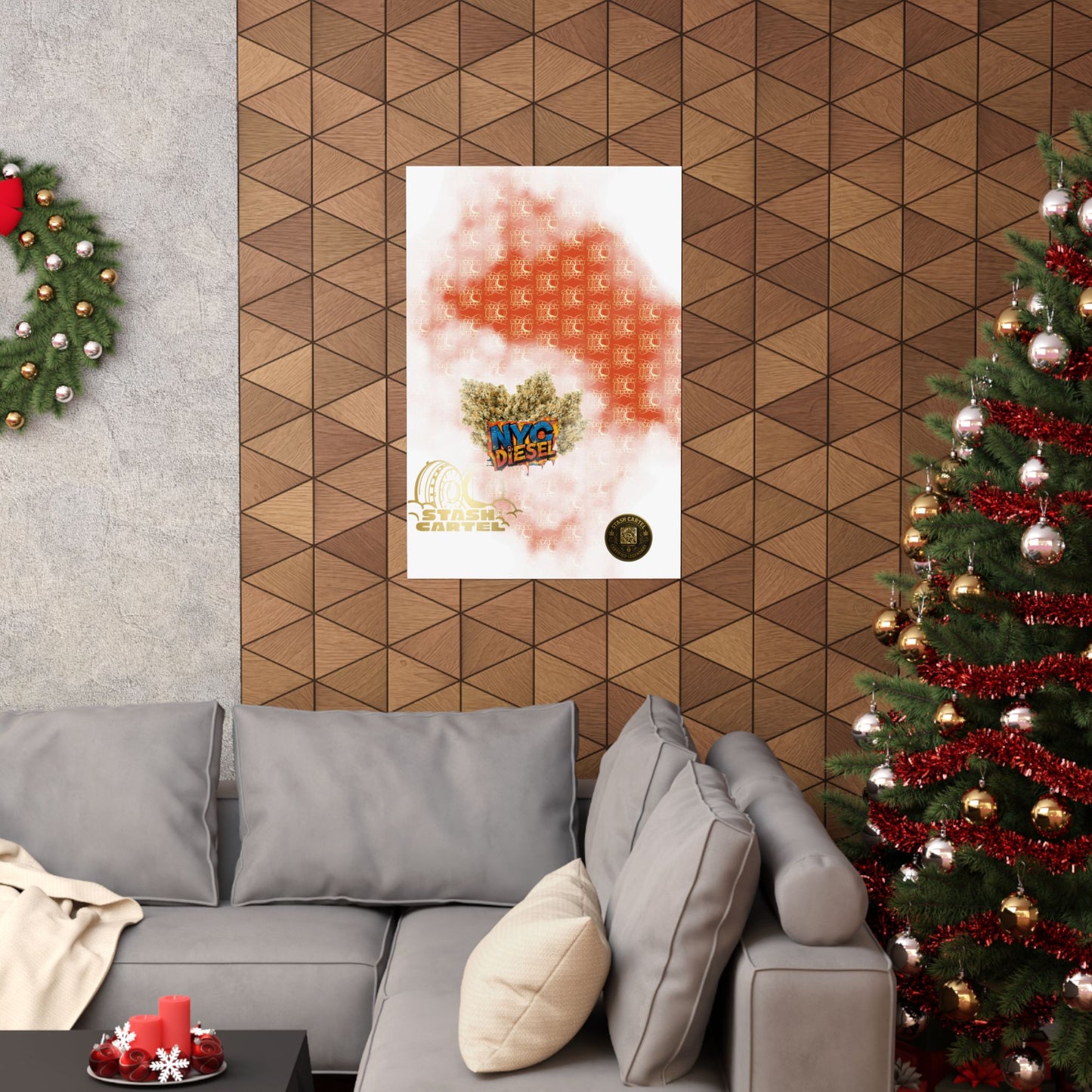 🗽⛽ NYC Diesel Poster – Iconic Sativa-Dominant Hybrid with Grapefruit Citrus & East Coast Funk