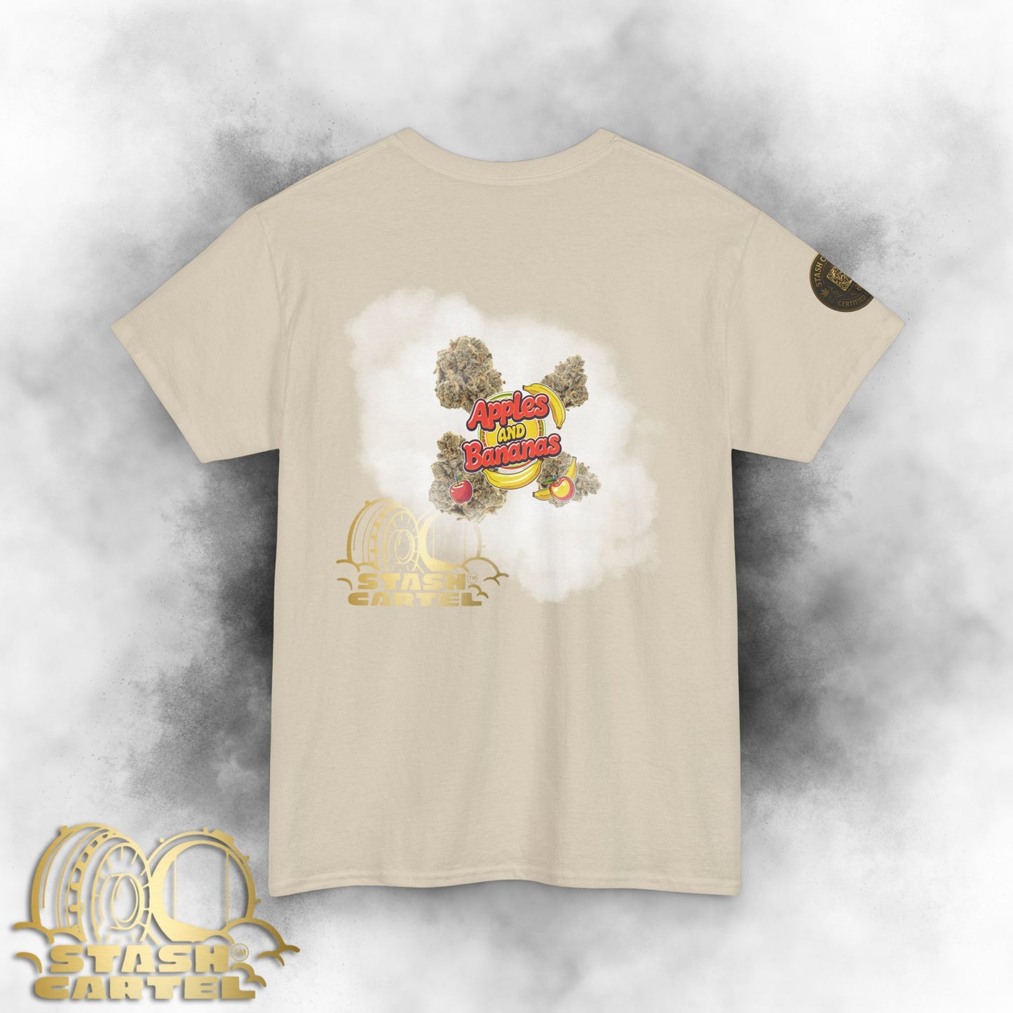 Apples And Bananas Tee – Fruity Funk Hybrid Unisex Cotton Tee