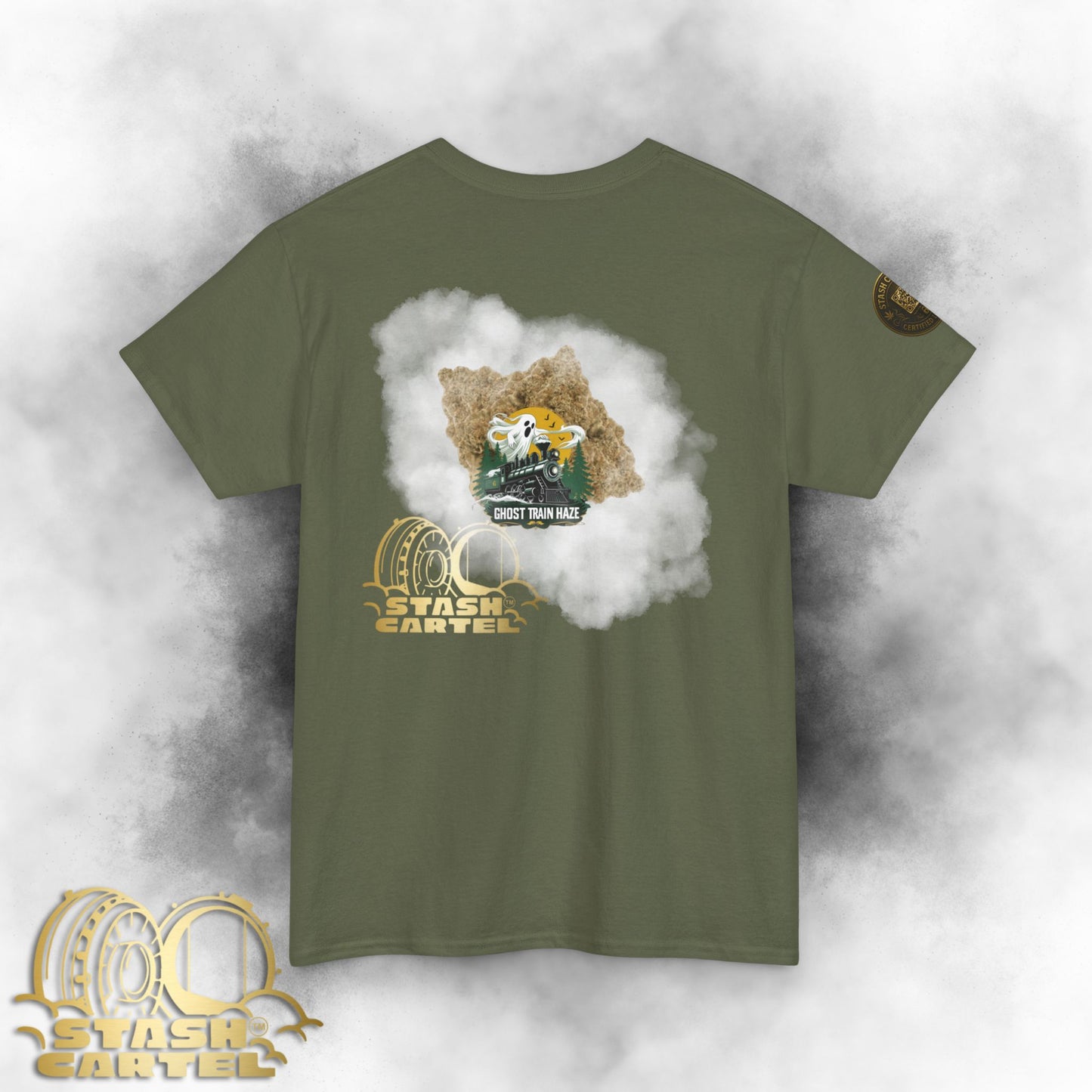 Ghost Train Haze Tee – Potent Psychedelic Lift Unisex Cotton Tee