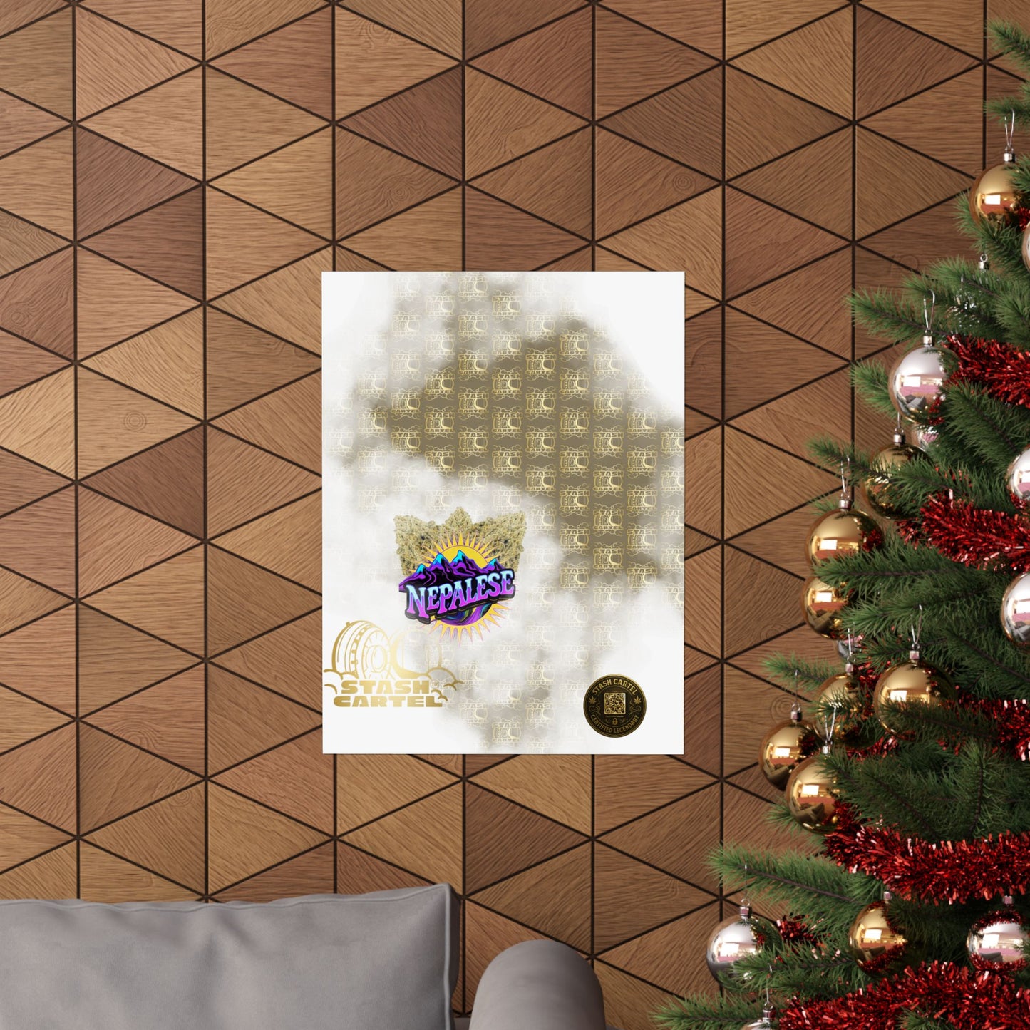 🧘‍♂️🏔️ Nepalese Poster – Sacred Sativa-Leaning Landrace with Earthy Incense & Floral Spice