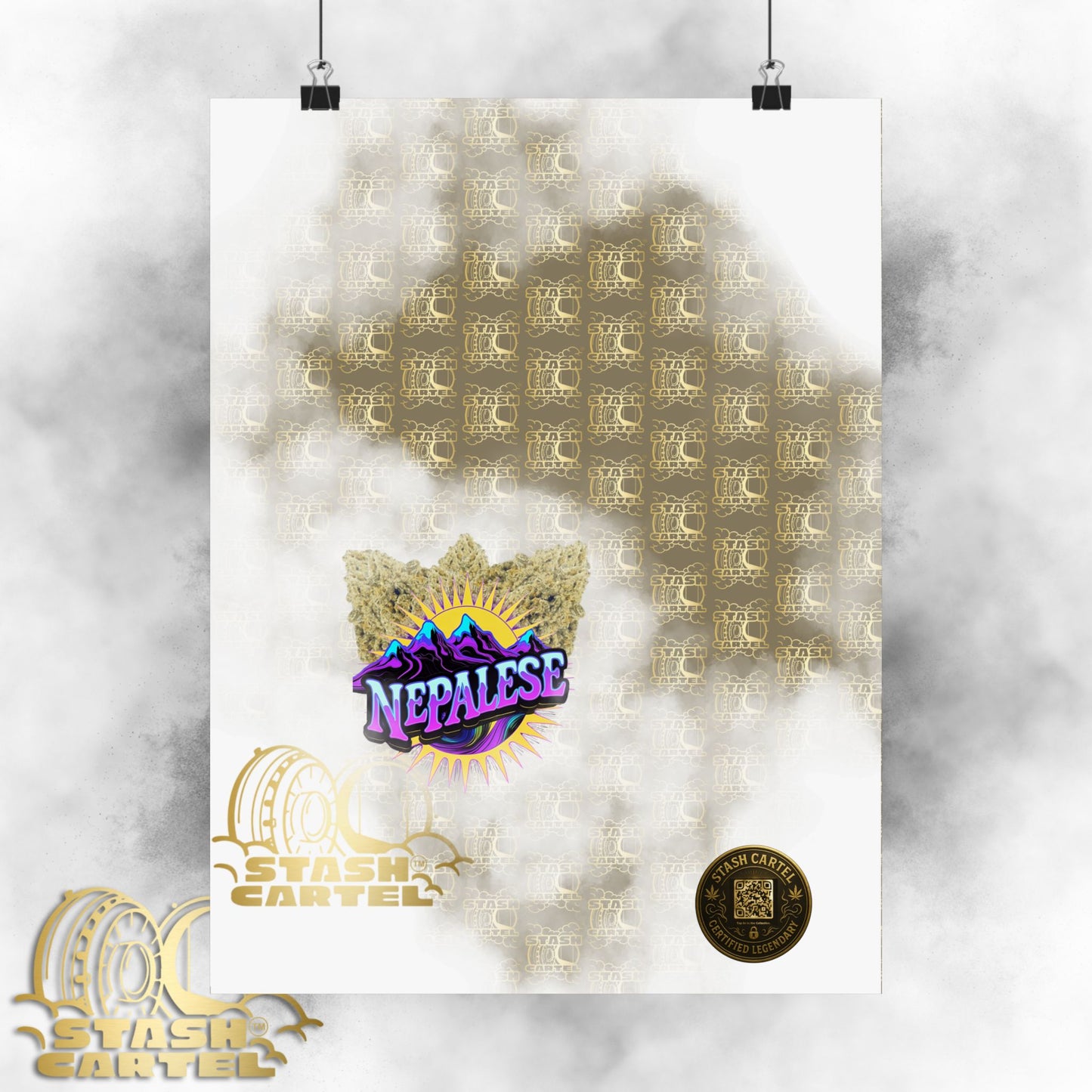 🧘‍♂️🏔️ Nepalese Poster – Sacred Sativa-Leaning Landrace with Earthy Incense & Floral Spice