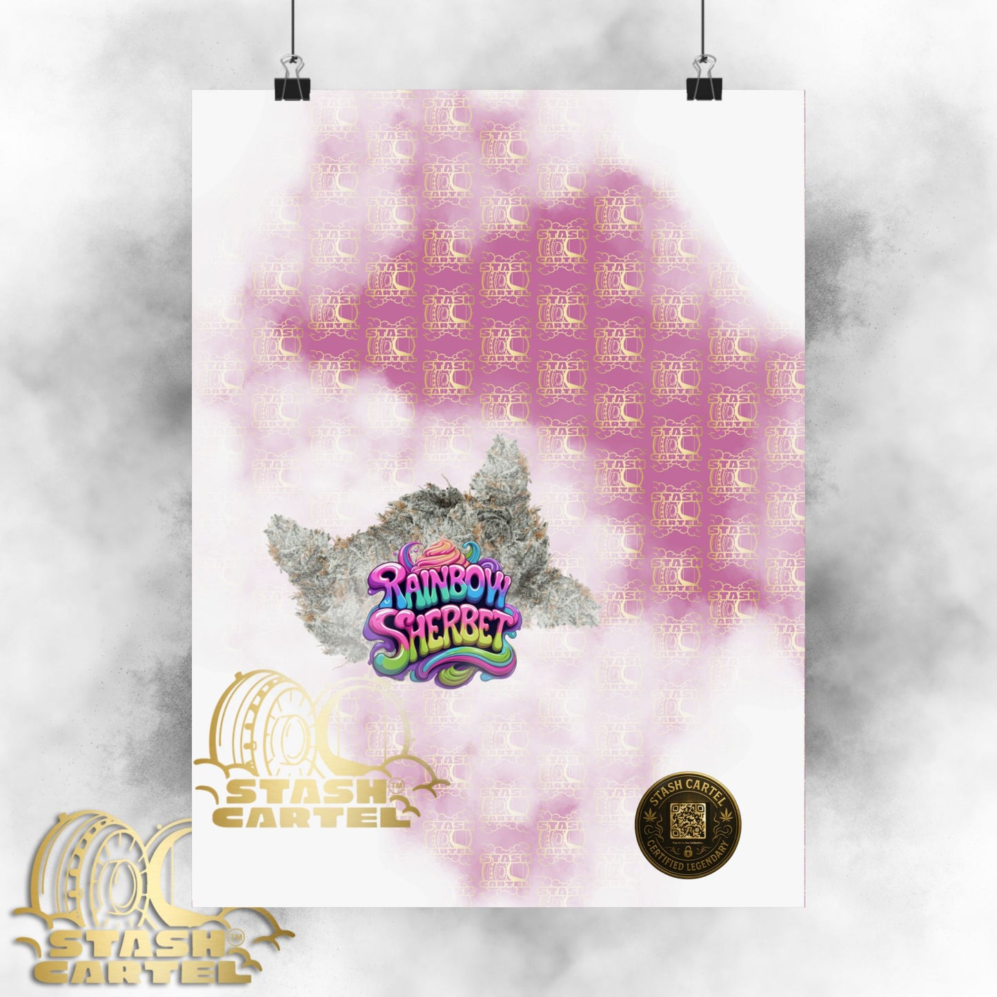 🍧 "Rainbow Sherbet" Fruit-Funk Balanced Hybrid Poster