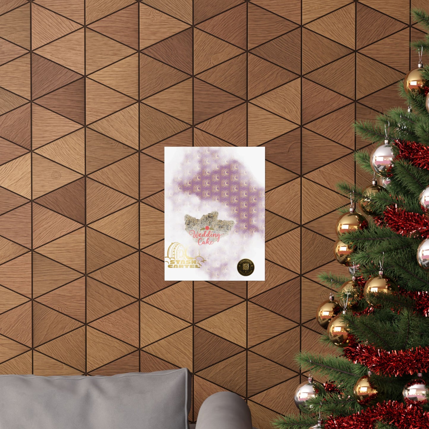 🎂 "Wedding Cake" Dessert Indica-Hybrid Poster