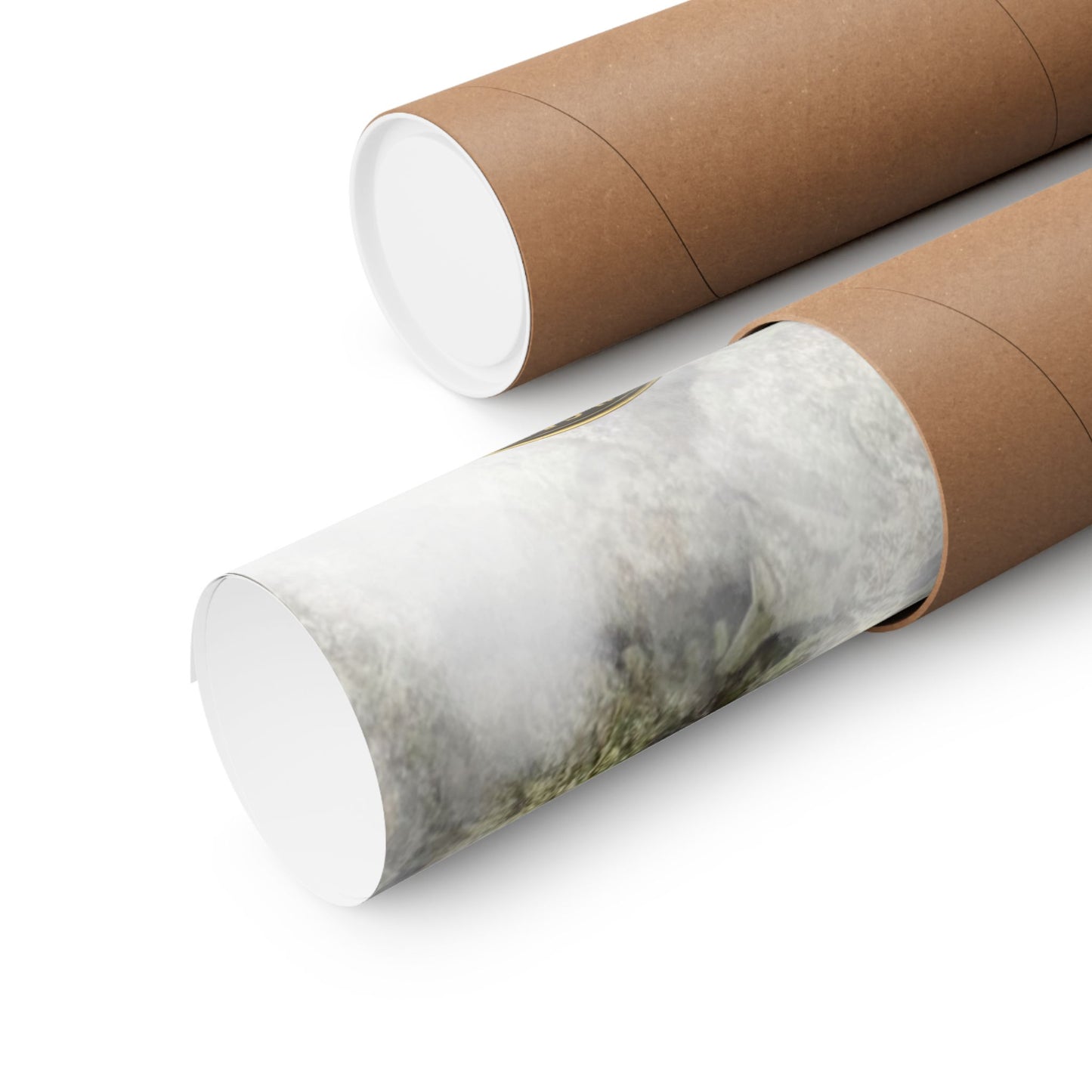 🌬️ "Gush Mintz" Hybrid Poster Print – Ice-Cold Cannabis Wall Art with Minty Drip