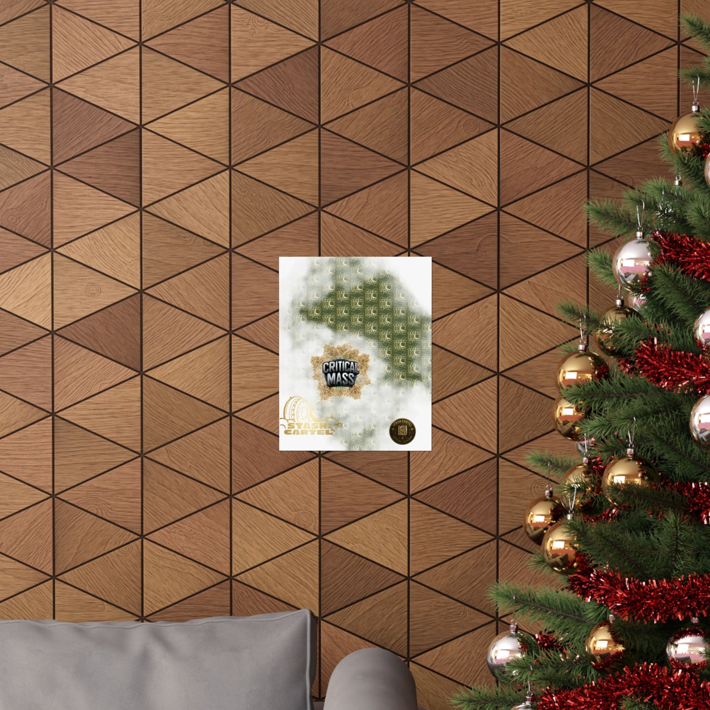 💥 "Critical Mass" Couch-Lock Indica Poster