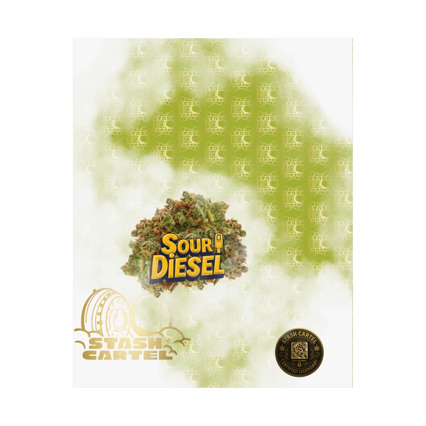 ⚡ "Sour Diesel" Electric Sativa Drip Poster