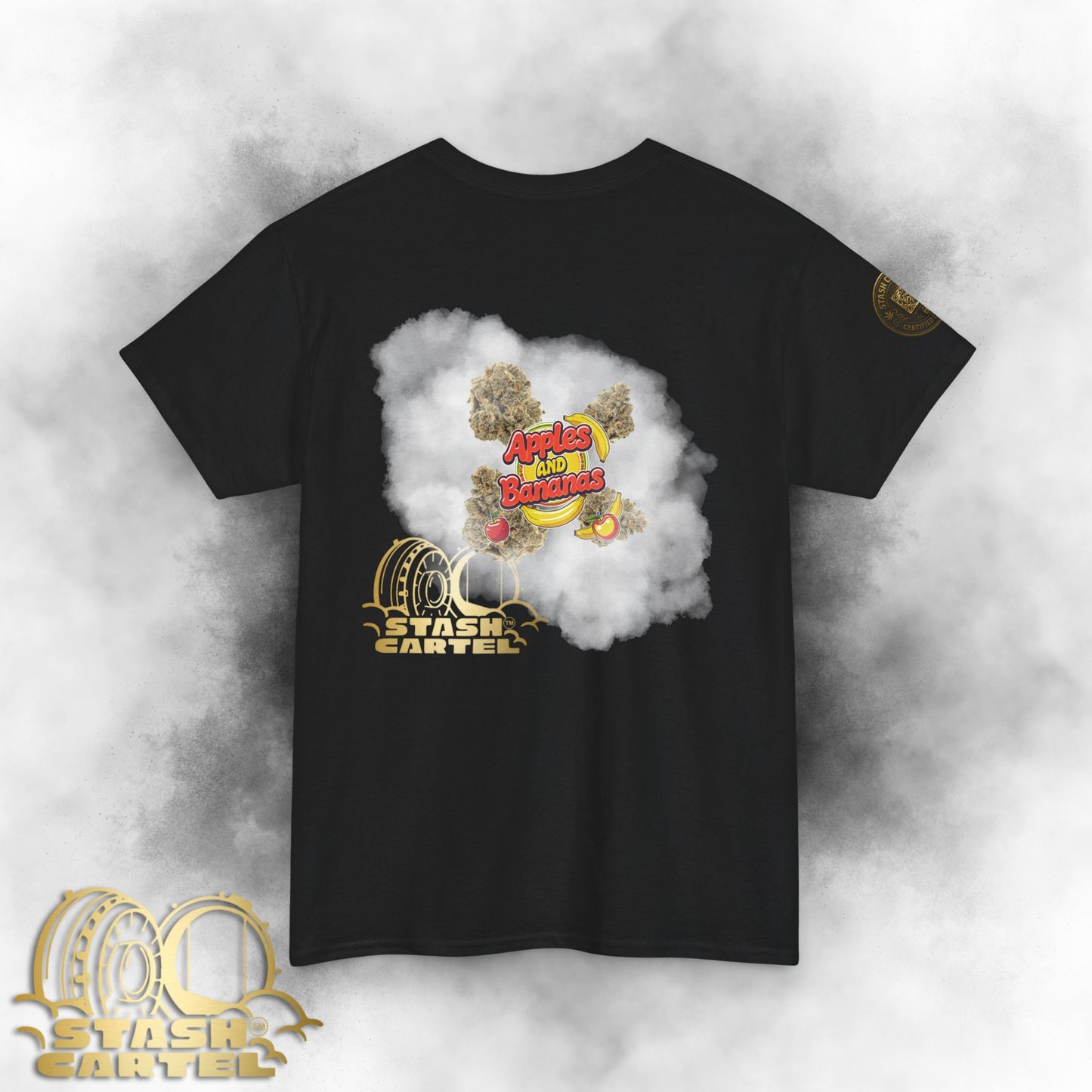 Apples And Bananas Tee – Fruity Funk Hybrid Unisex Cotton Tee