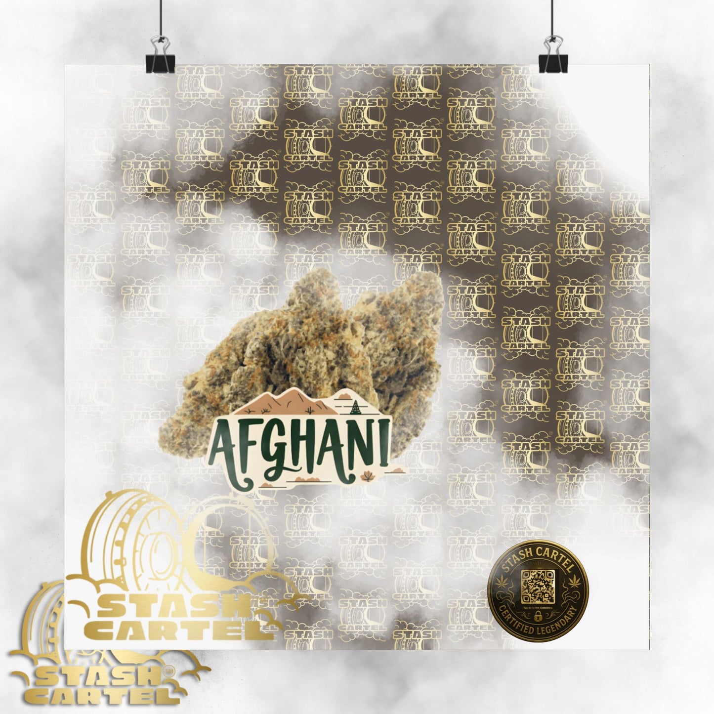 🧿 "Afghani" Landrace Indica Heritage Poster
