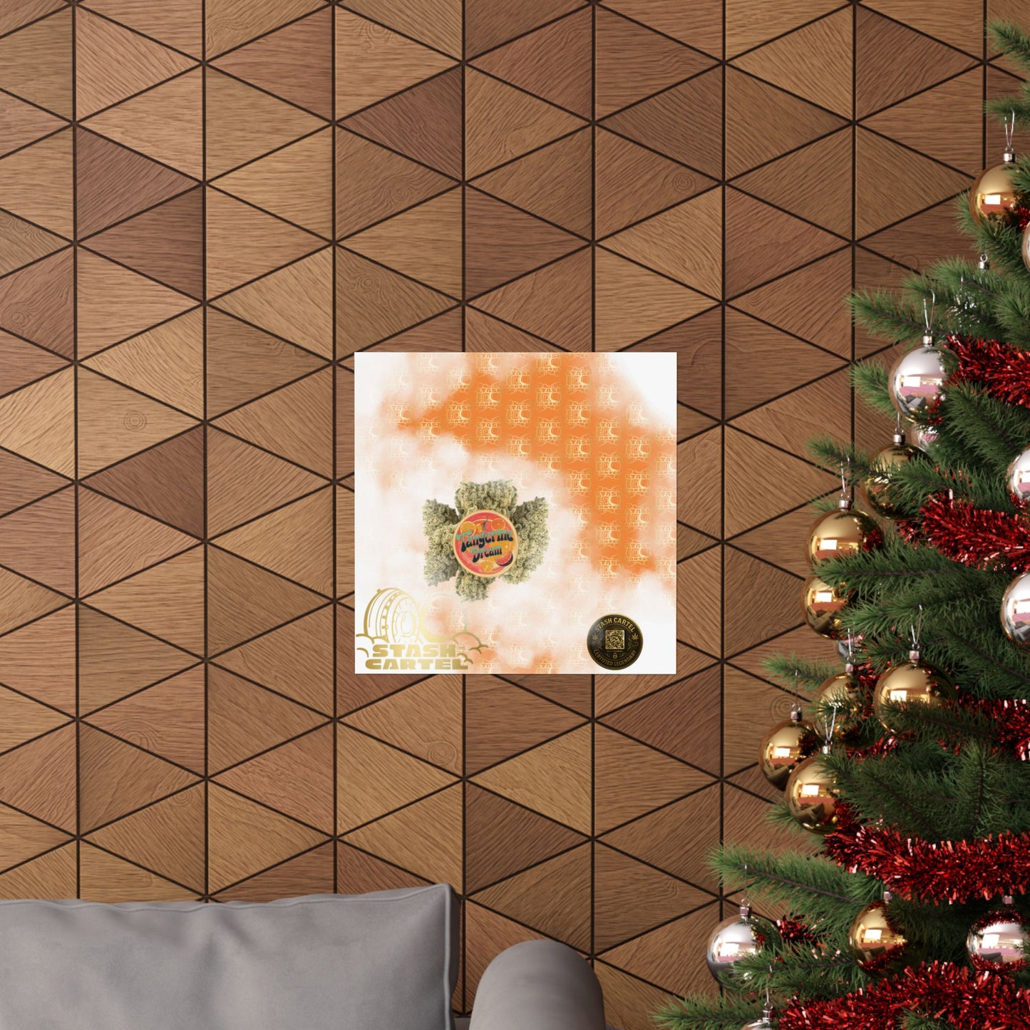 🍊💭 Tangerine Dream Poster – Legendary Sativa Hybrid with Citrus Zest & Euphoric Clarity