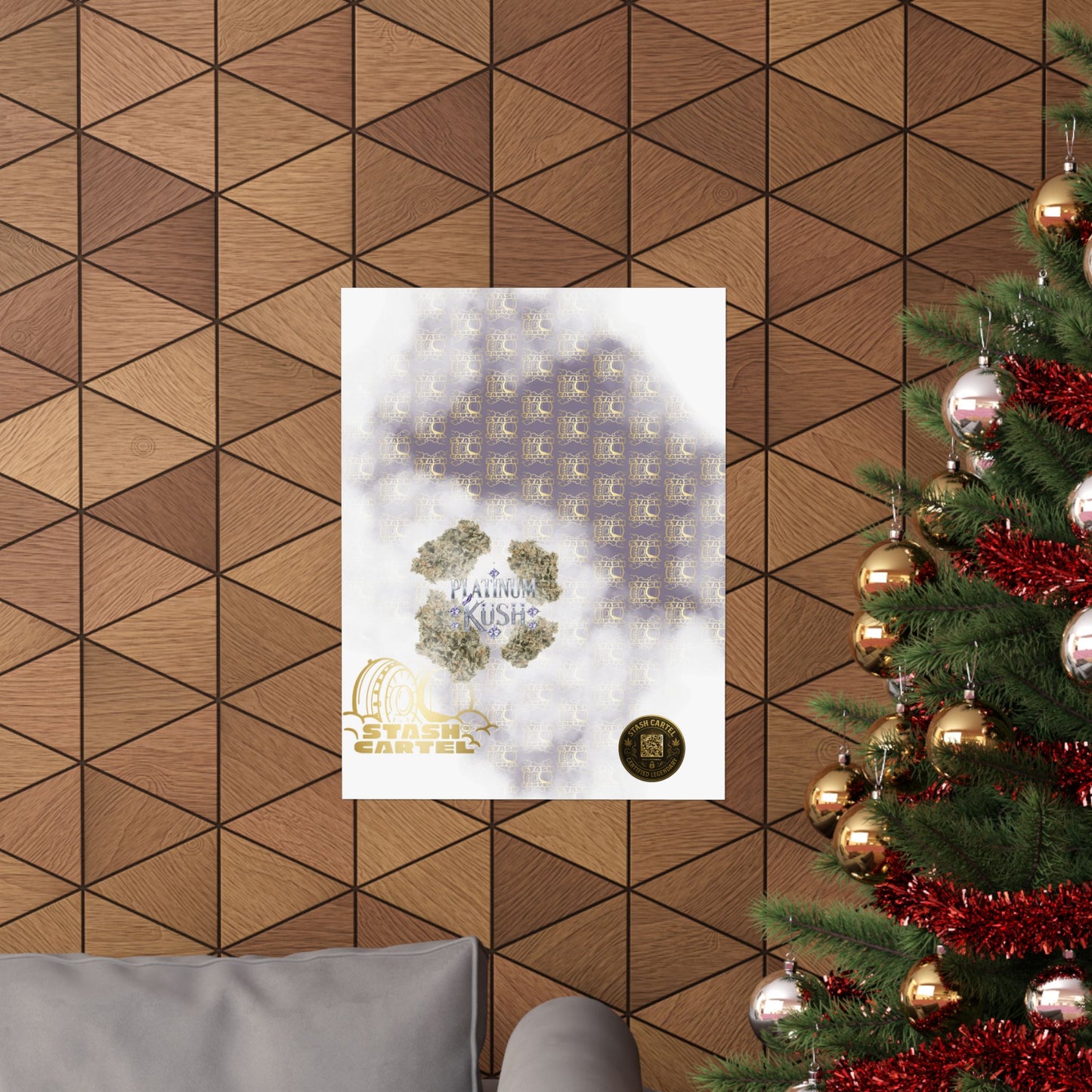 💎 "Platinum Kush" Luxurious Indica Poster