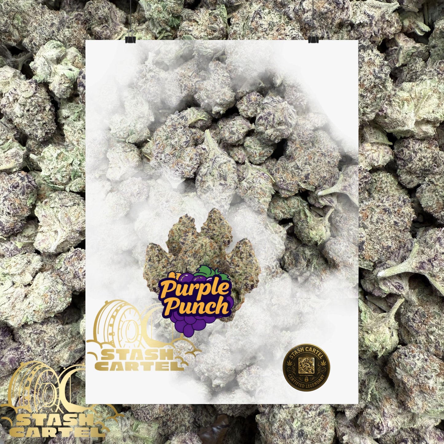 🥊 "Purple Punch" Heavy Indica Flavor Bomb Poster