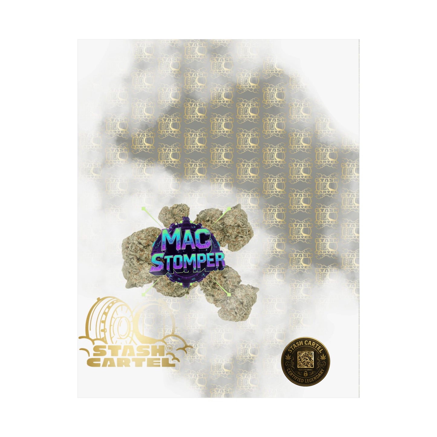 👟🪐 MAC Stomper Poster – Potent Hybrid with Creamy Gas & Cosmic Body High