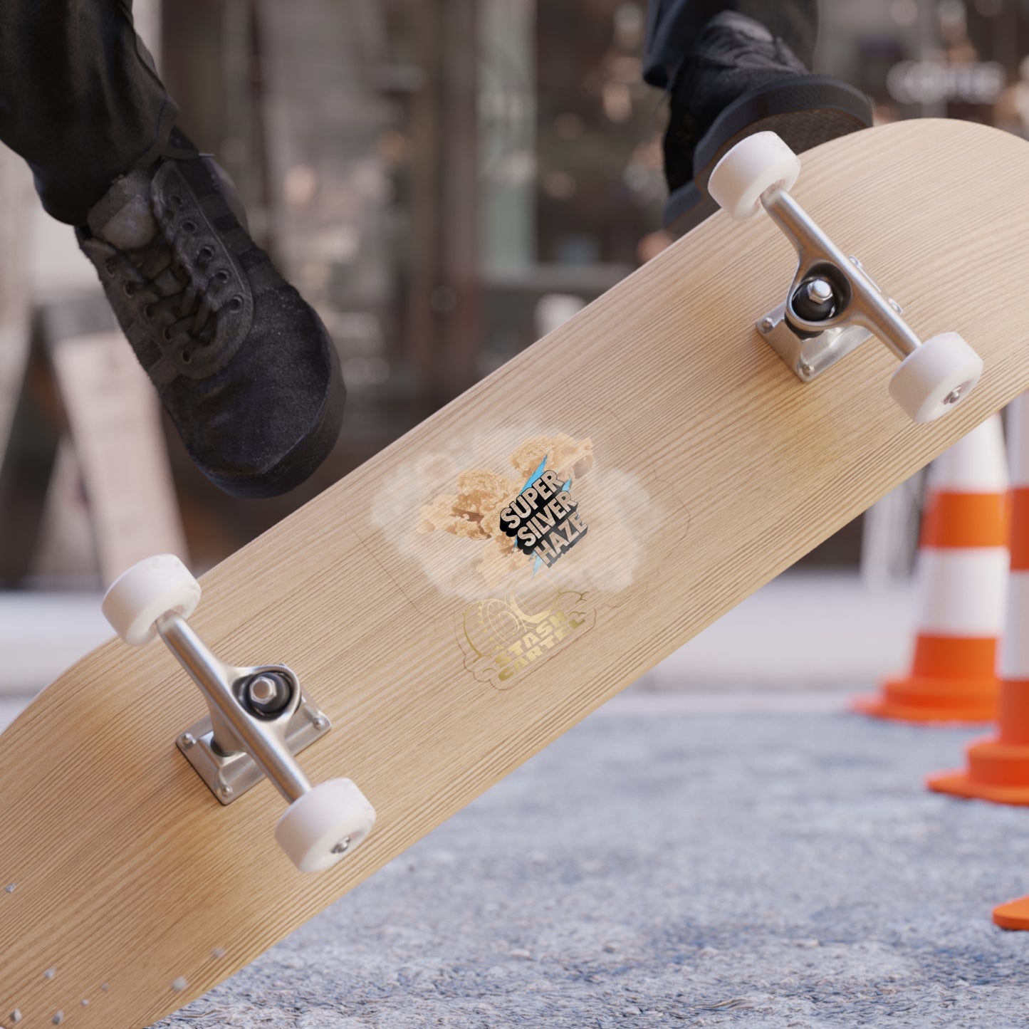 Super Silver Haze Crumble Sugar Wax Transparent Outdoor Sticker – Stoner Art Design