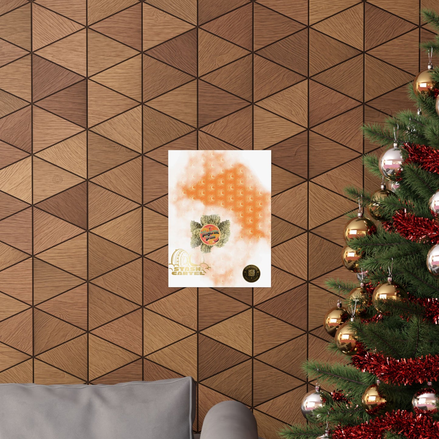 🍊💭 Tangerine Dream Poster – Legendary Sativa Hybrid with Citrus Zest & Euphoric Clarity