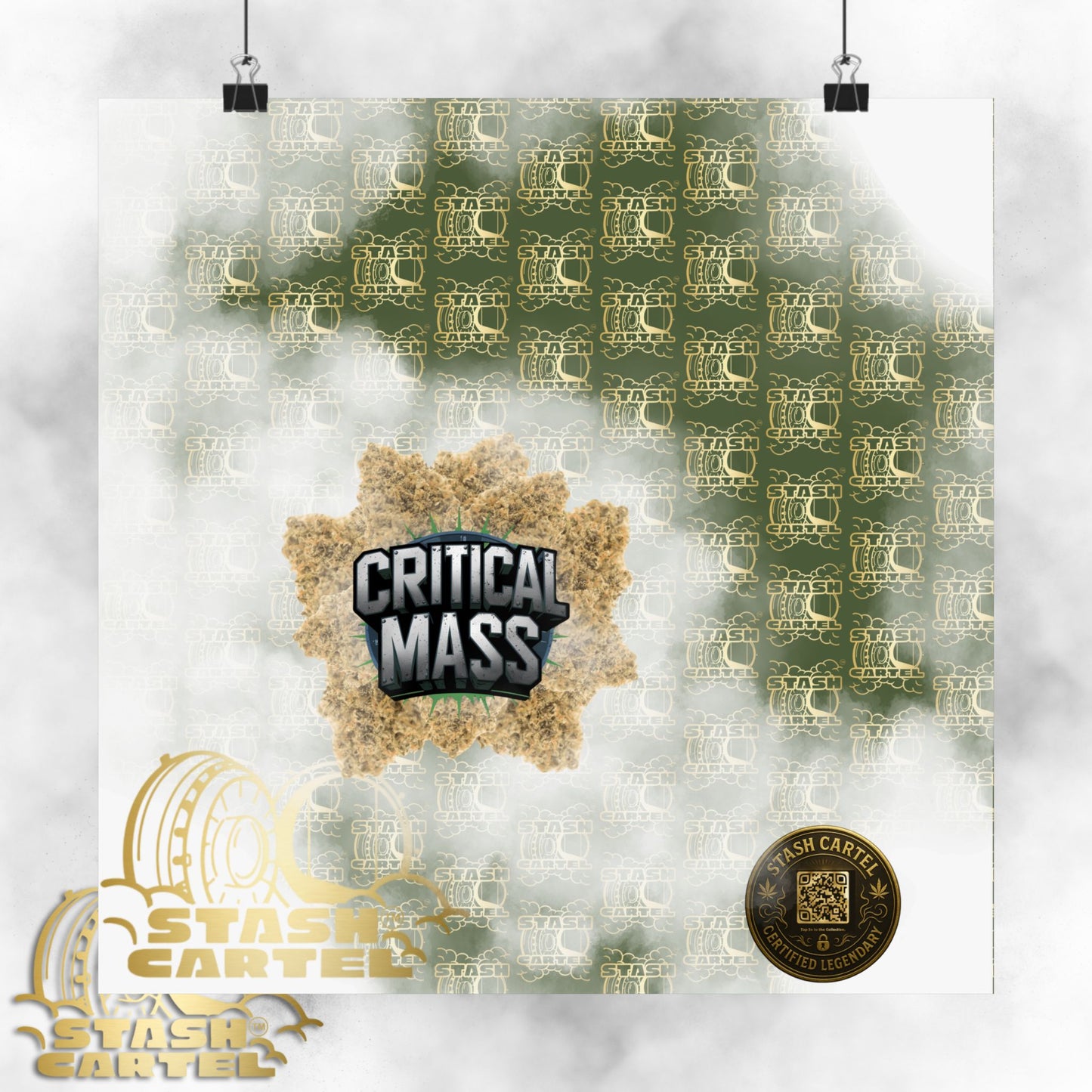 💥 "Critical Mass" Couch-Lock Indica Poster