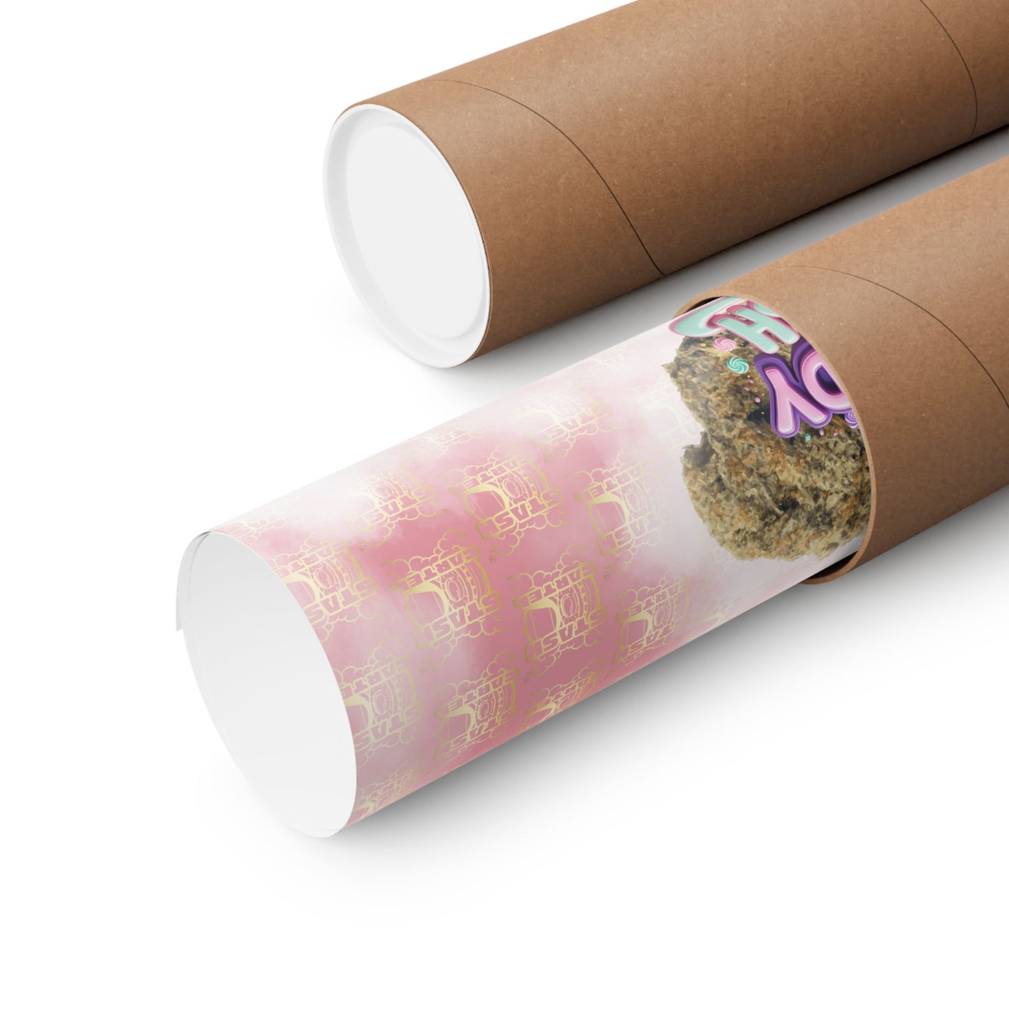 🍬💨 Kandy Kush Poster – Sweet Hybrid Wall Art with Candy Terps & Euphoric Balance