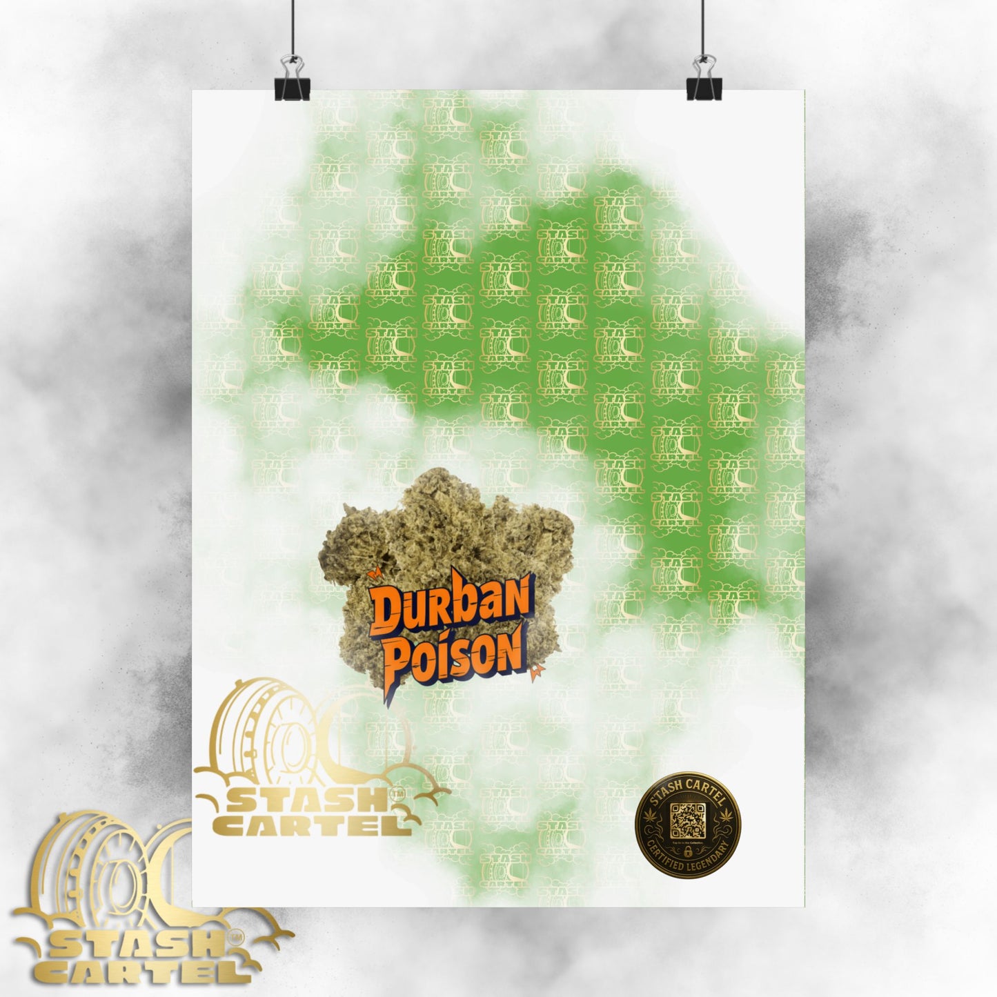 🌍 "Durban Poison" Pure Sativa Landrace Poster