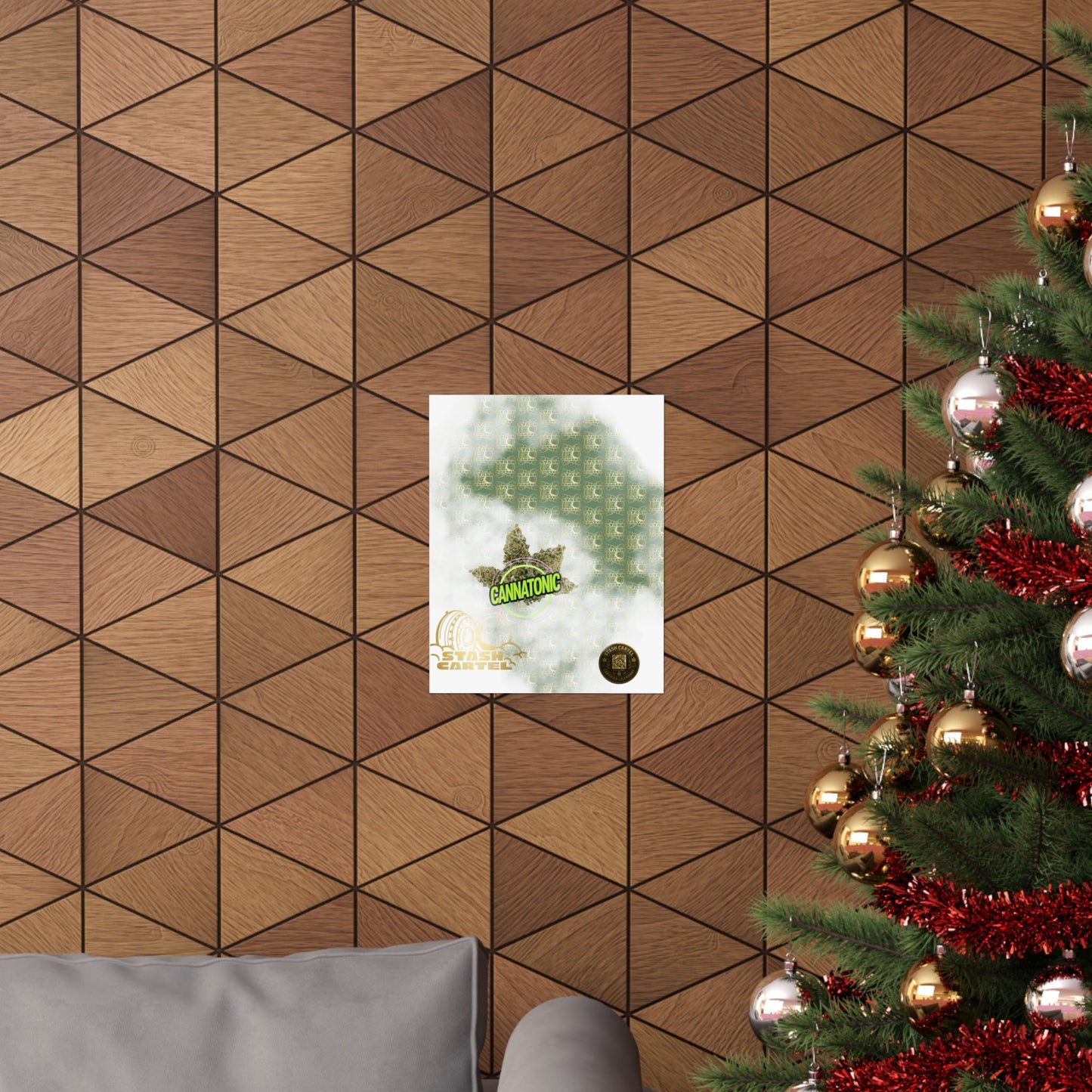 🧘‍♀️🌿 Cannatonic Poster – High-CBD Hybrid Wall Art for Calm, Clear-Headed Wellness