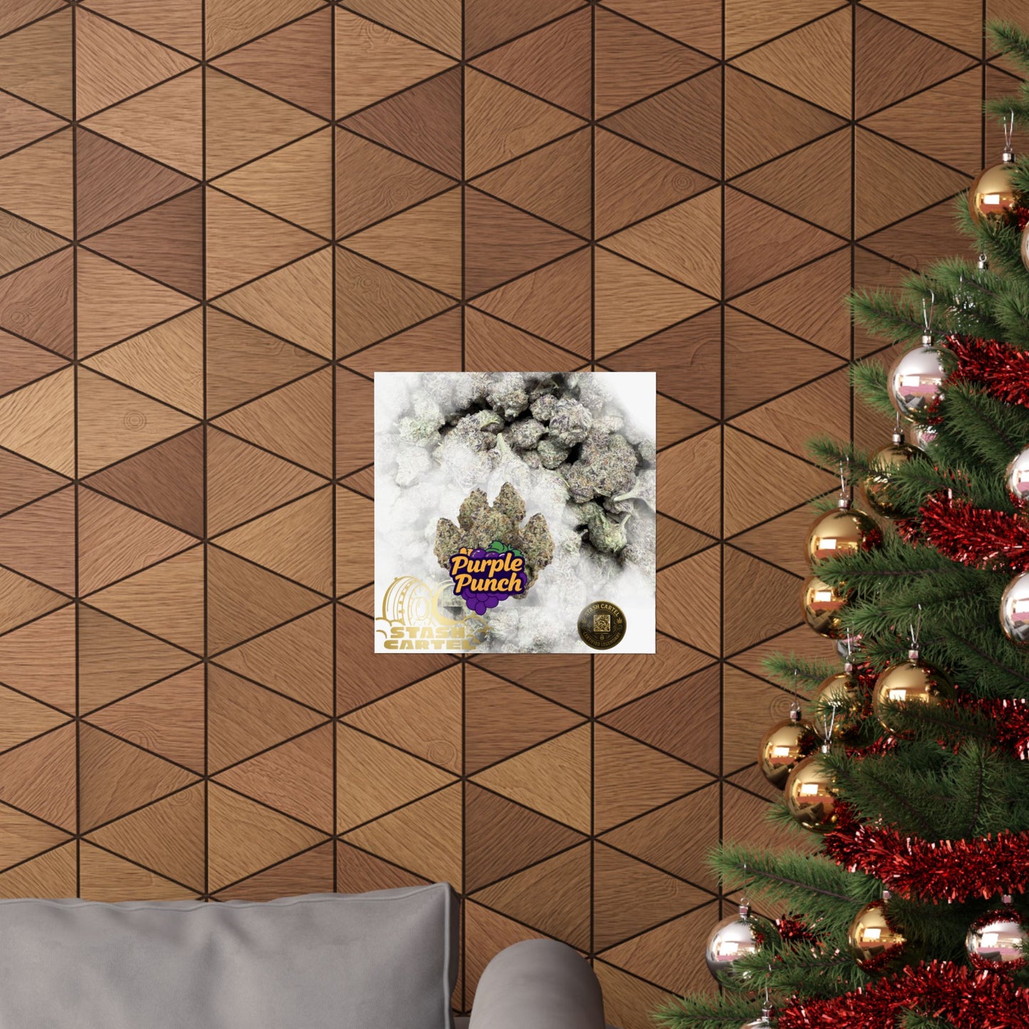 🥊 "Purple Punch" Heavy Indica Flavor Bomb Poster