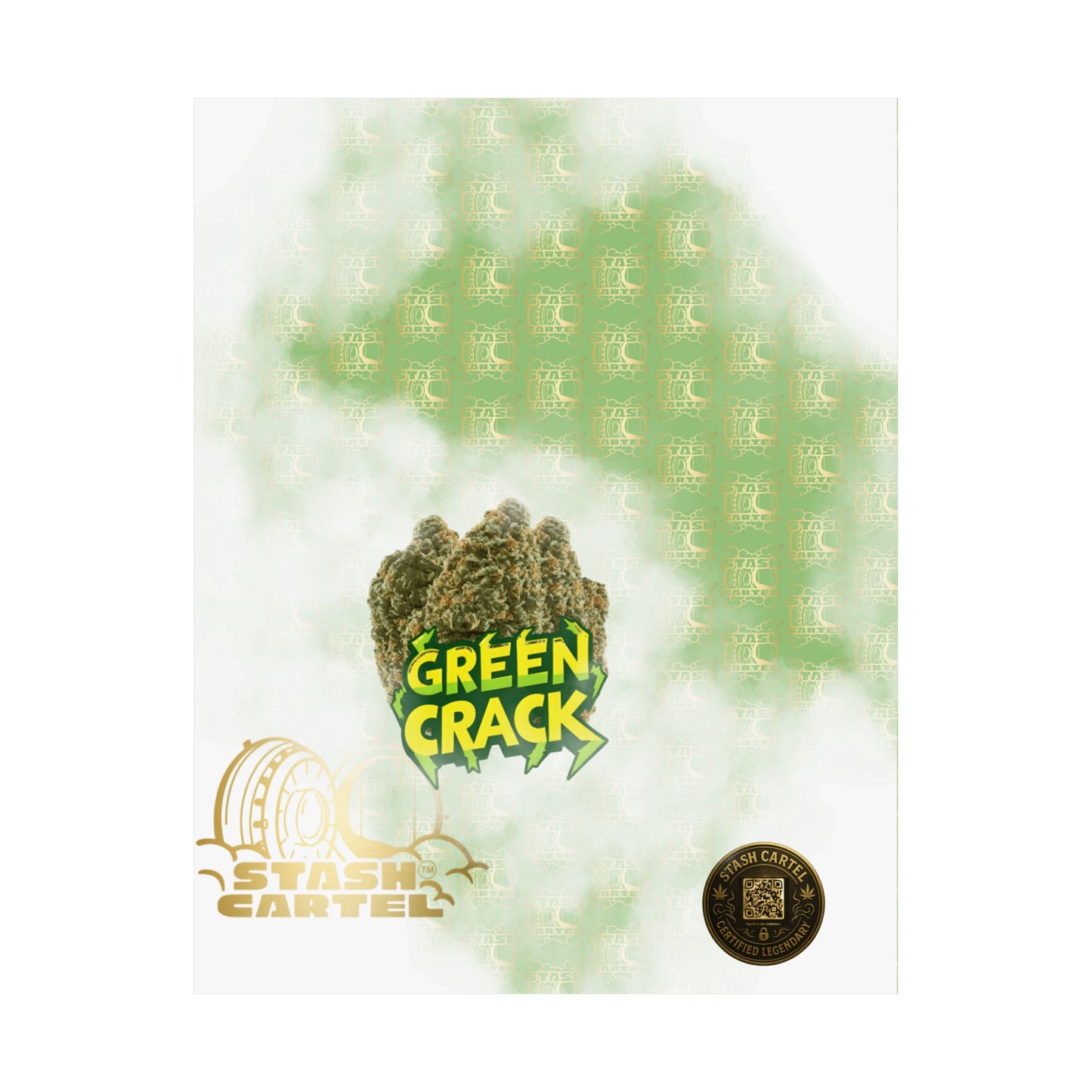 ⚡ "Green Crack" High-Energy Sativa Poster Print