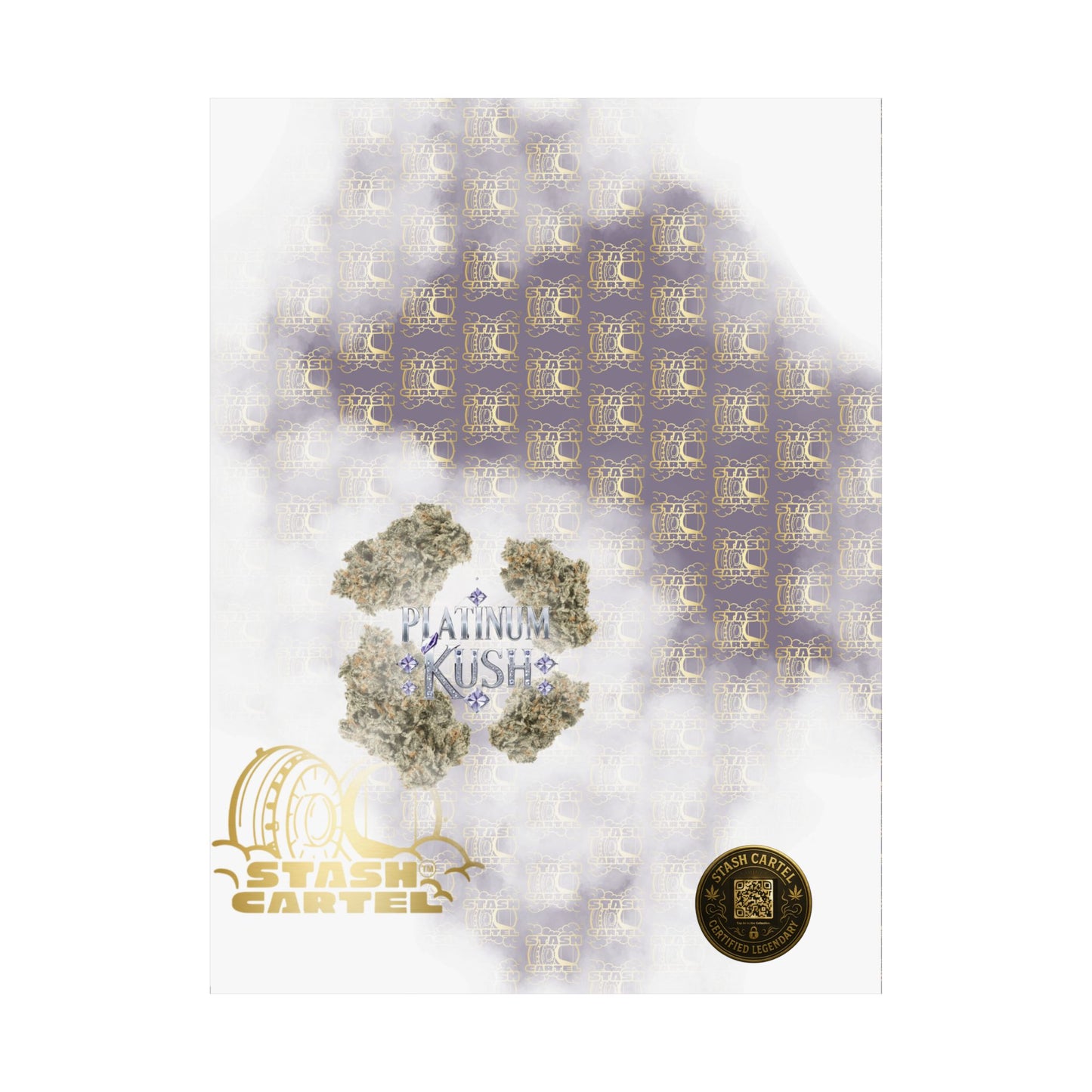 💎 "Platinum Kush" Luxurious Indica Poster