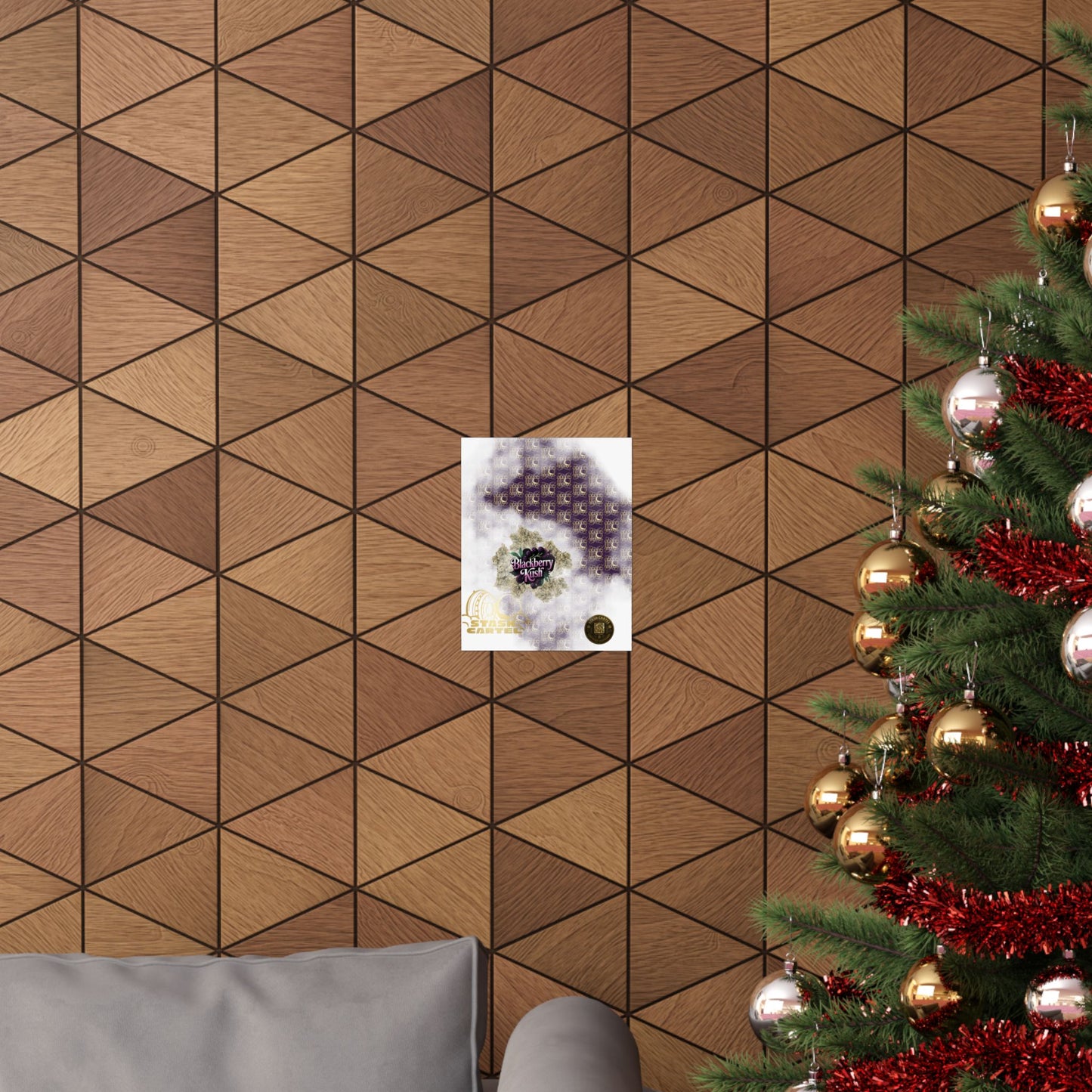 🫐 "Blackberry Kush" Midnight Indica Poster