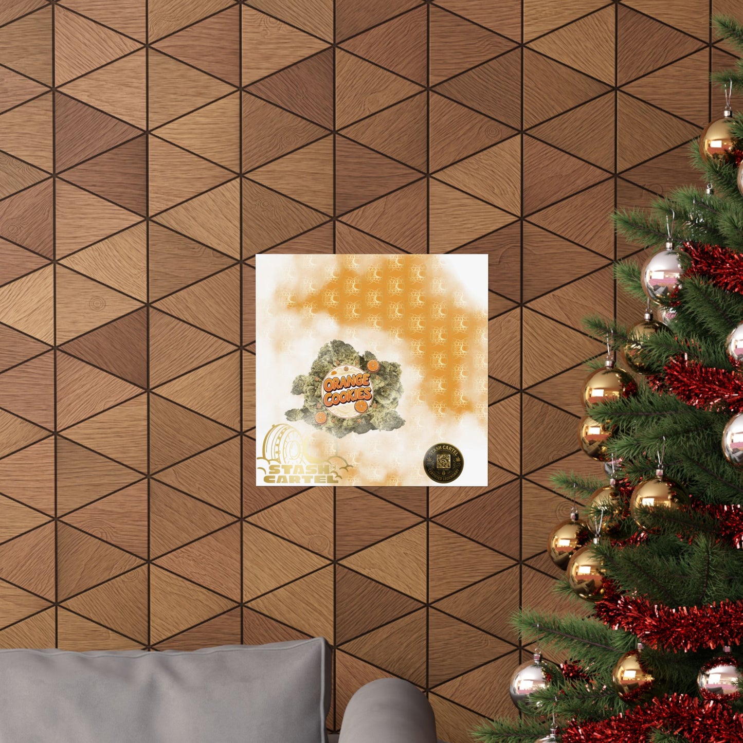 🍊🍪 Orange Cookies Poster – Zesty Cookie Gas Hybrid Poster with Citrus Burst