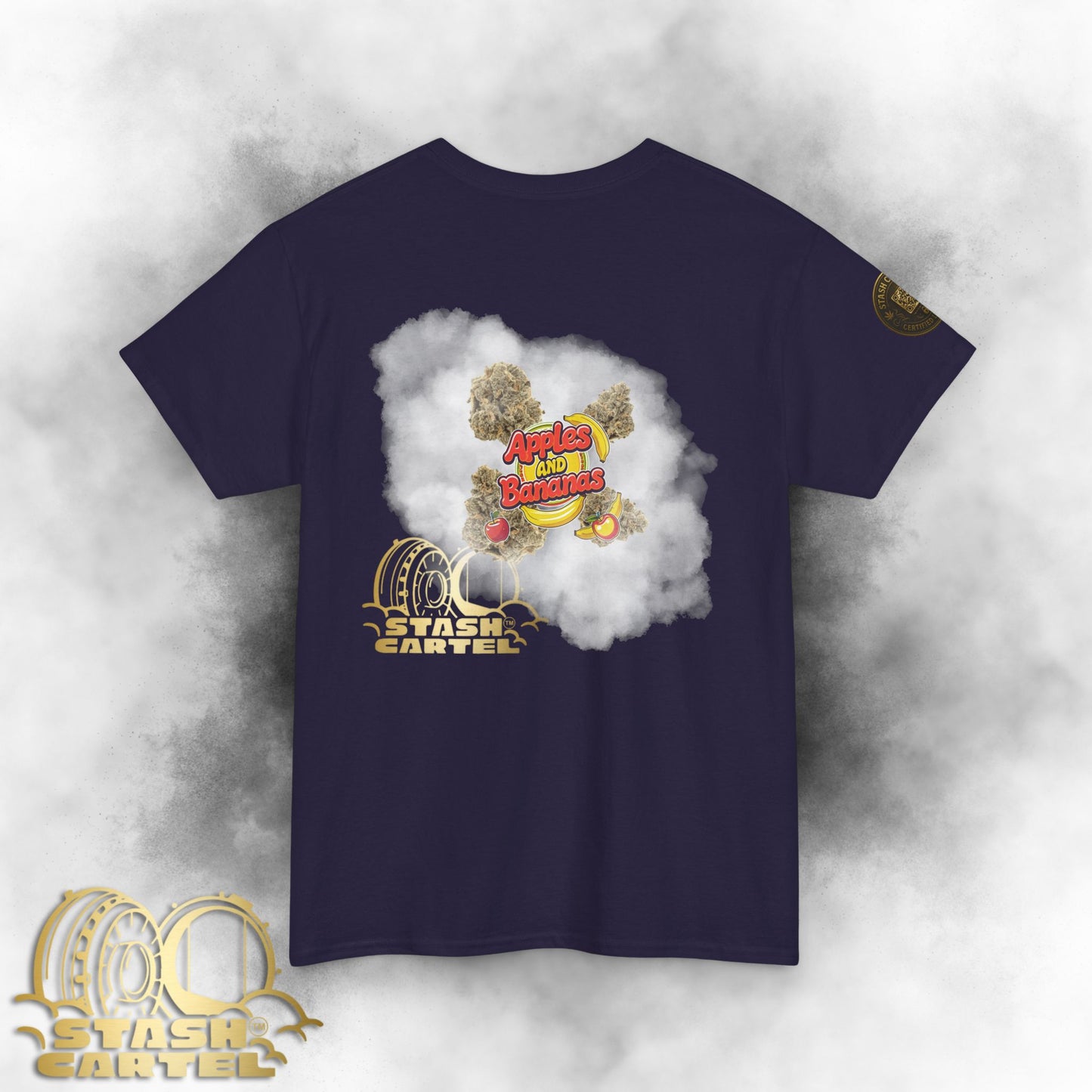 Apples And Bananas Tee – Fruity Funk Hybrid Unisex Cotton Tee