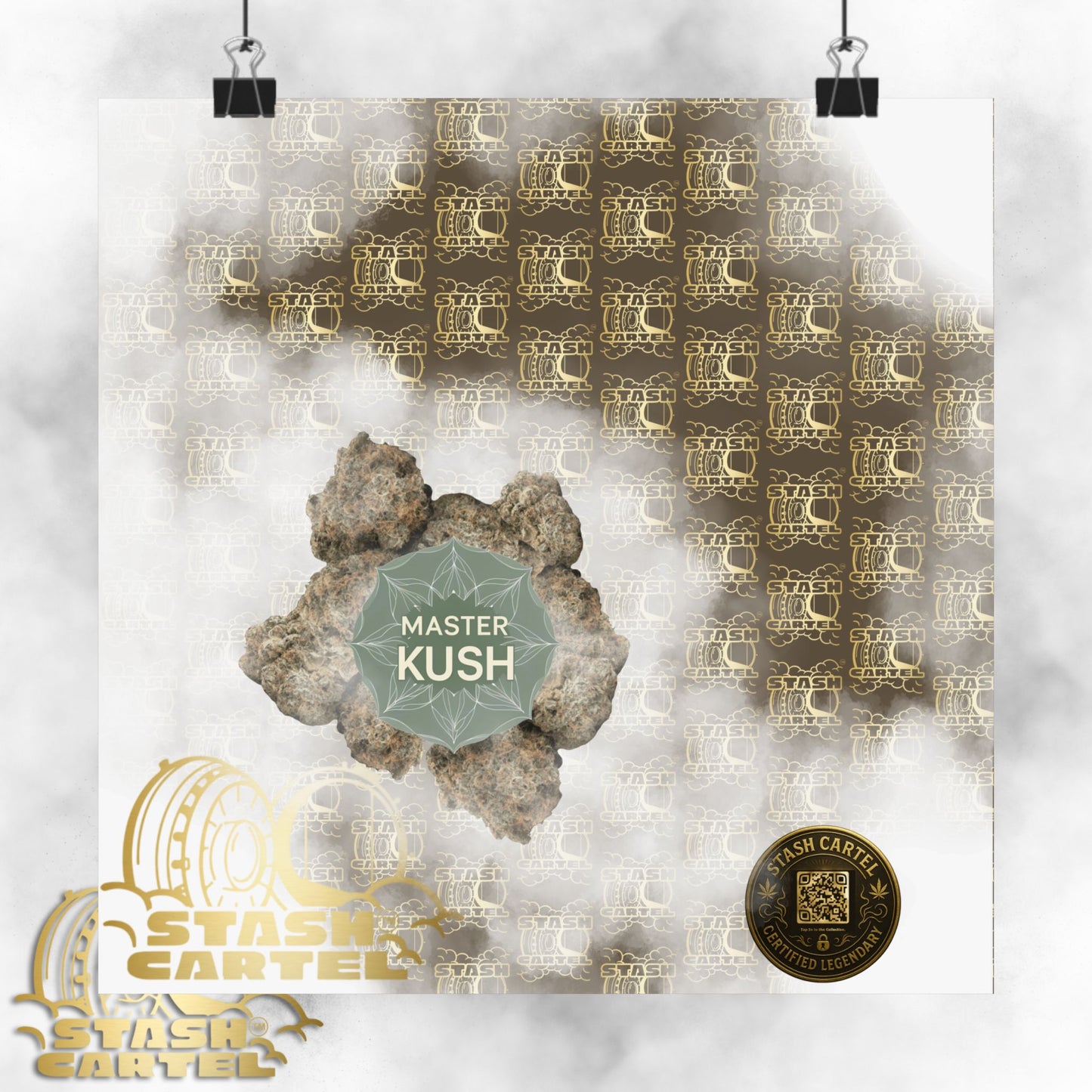 🧘‍♂️ "Master Kush" Classic Amsterdam Indica Poster