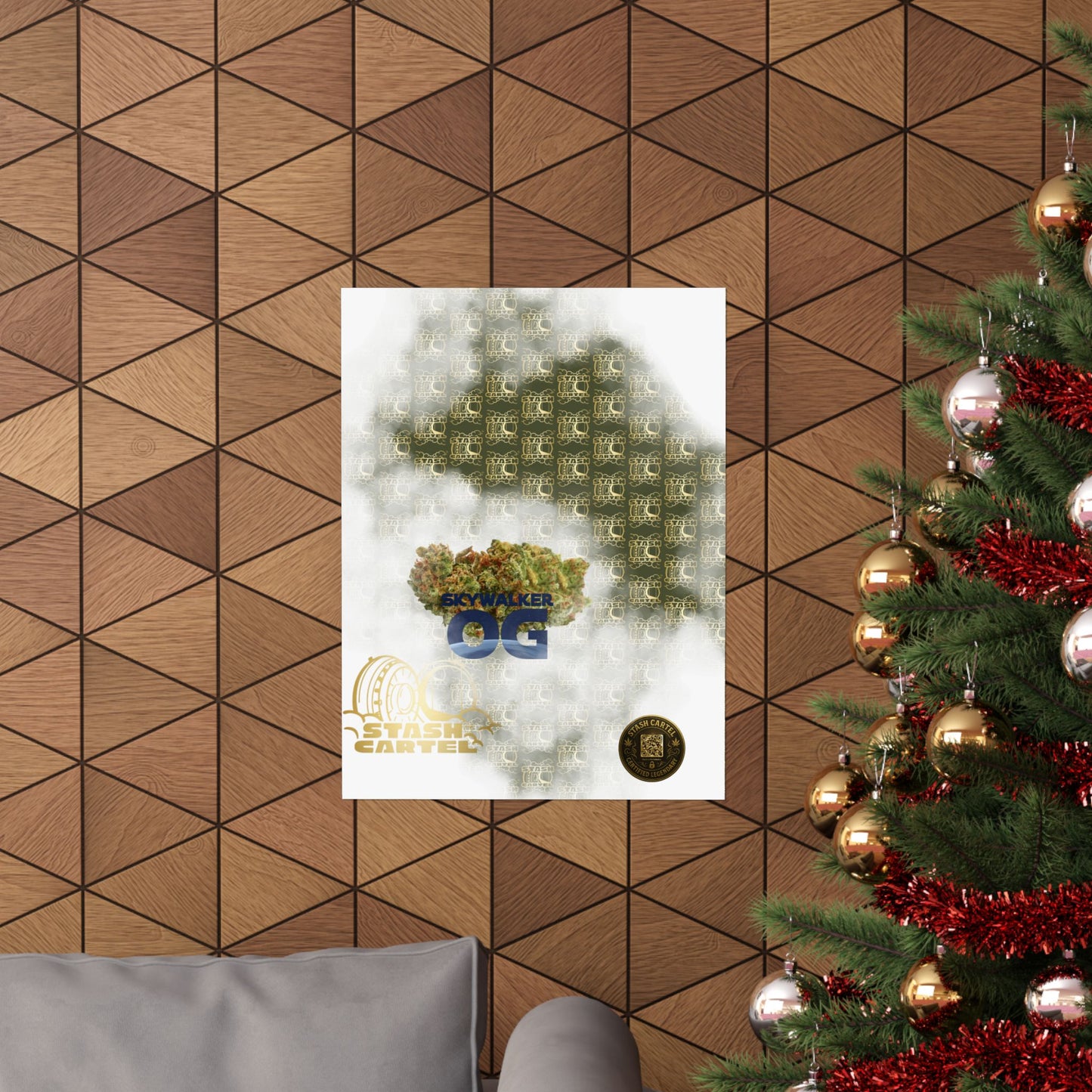 🌌 "Skywalker OG" Galactic Indica-Hybrid Poster