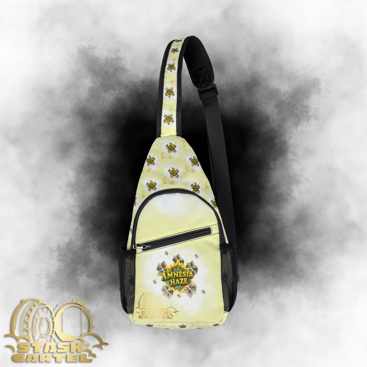Amnesia Haze Stash Bag – Foggy Fire in a Bright Carry