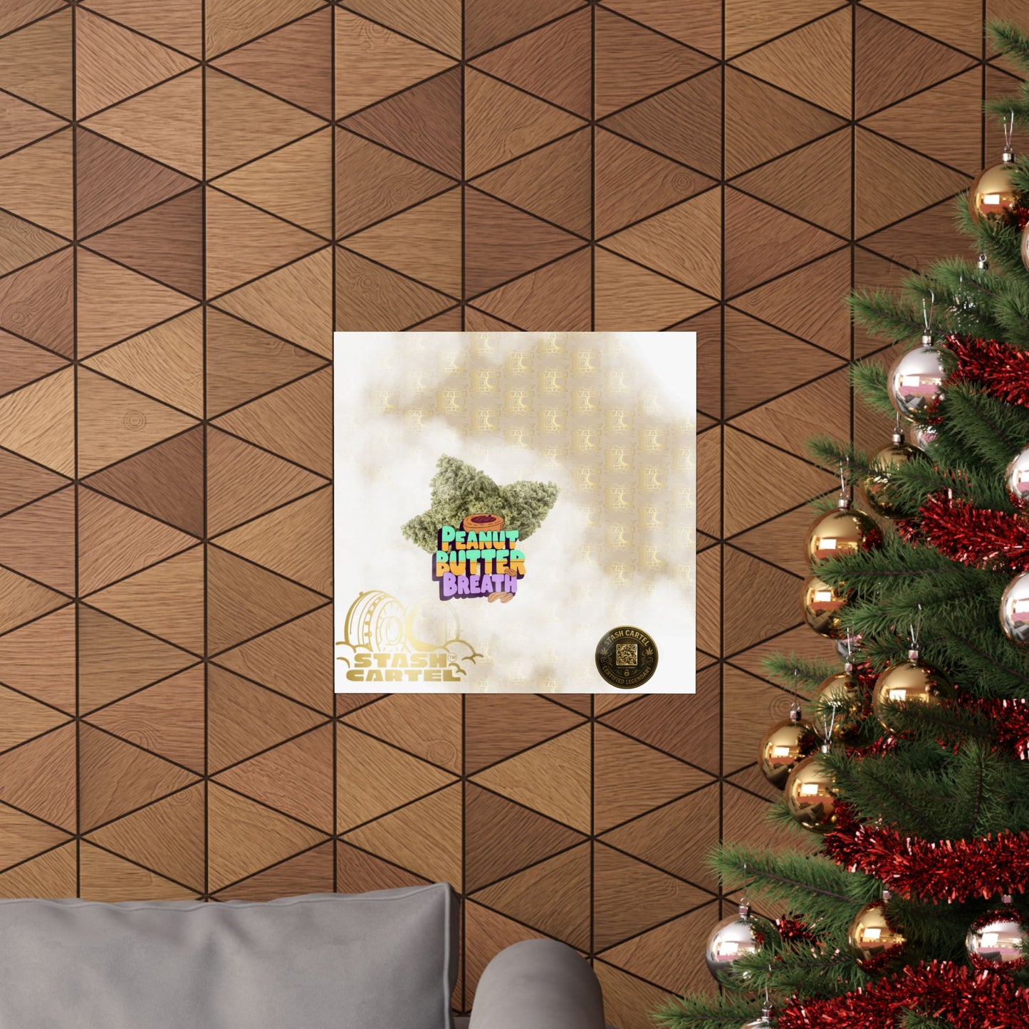🥜🫁 Peanut Butter Breath Poster – Funky Hybrid Wall Poster for the Flavor Weirdos