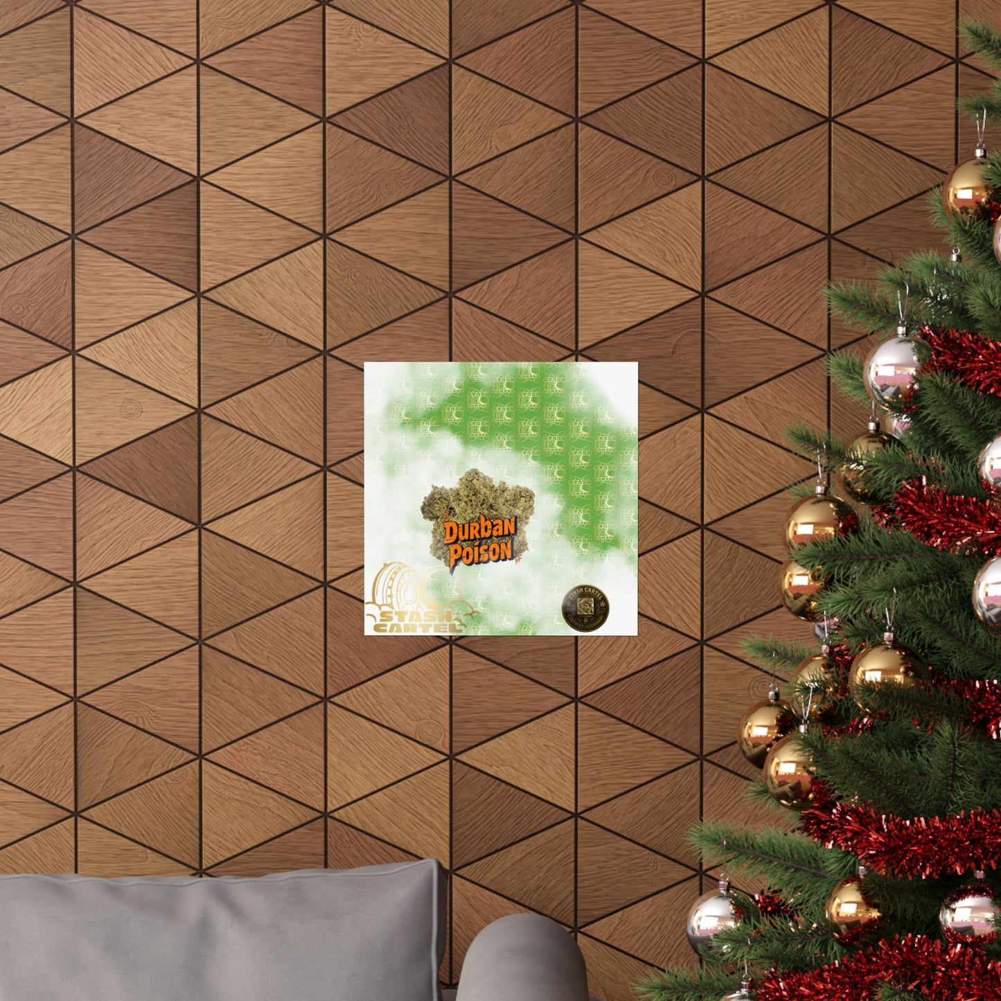 🌍 "Durban Poison" Pure Sativa Landrace Poster