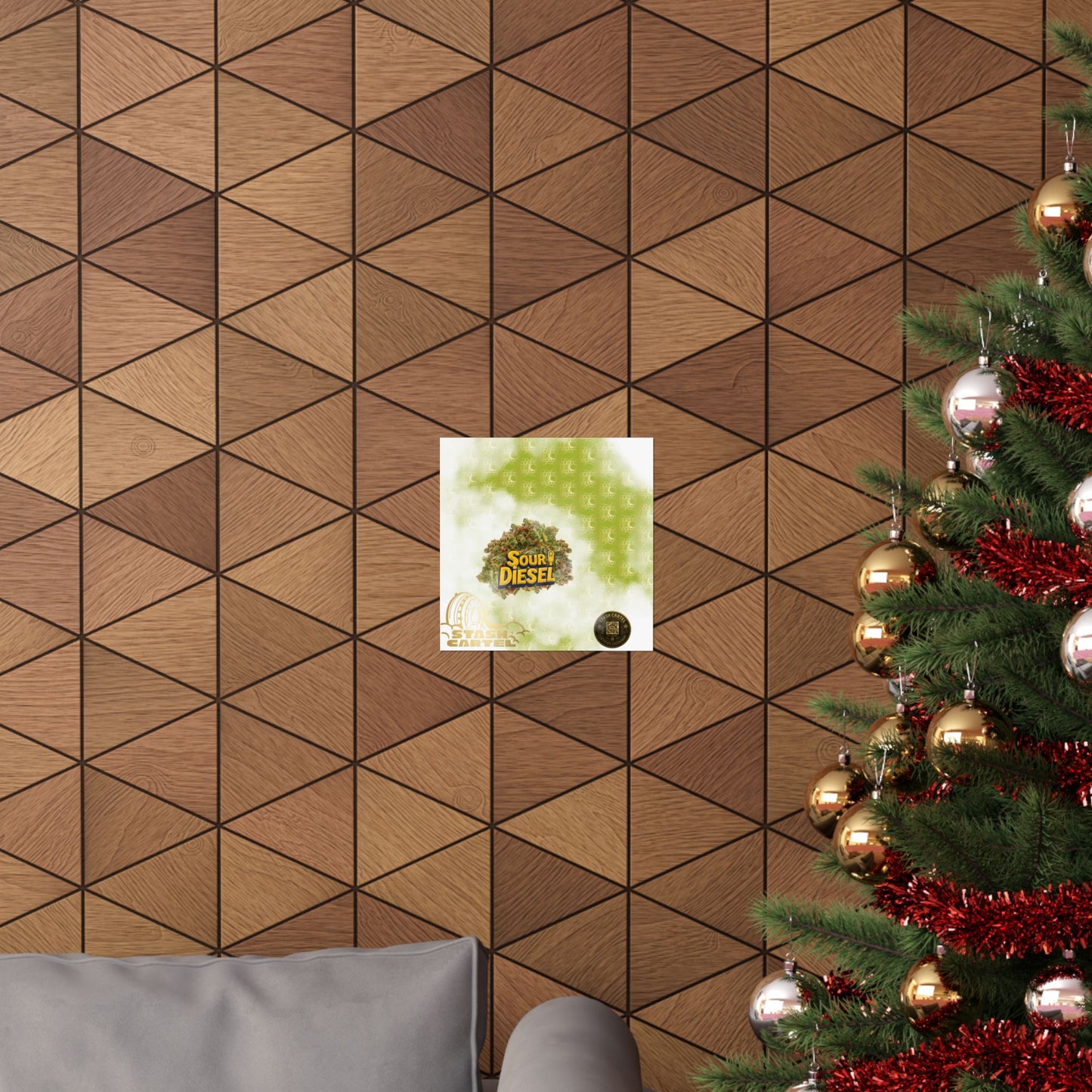 ⚡ "Sour Diesel" Electric Sativa Drip Poster