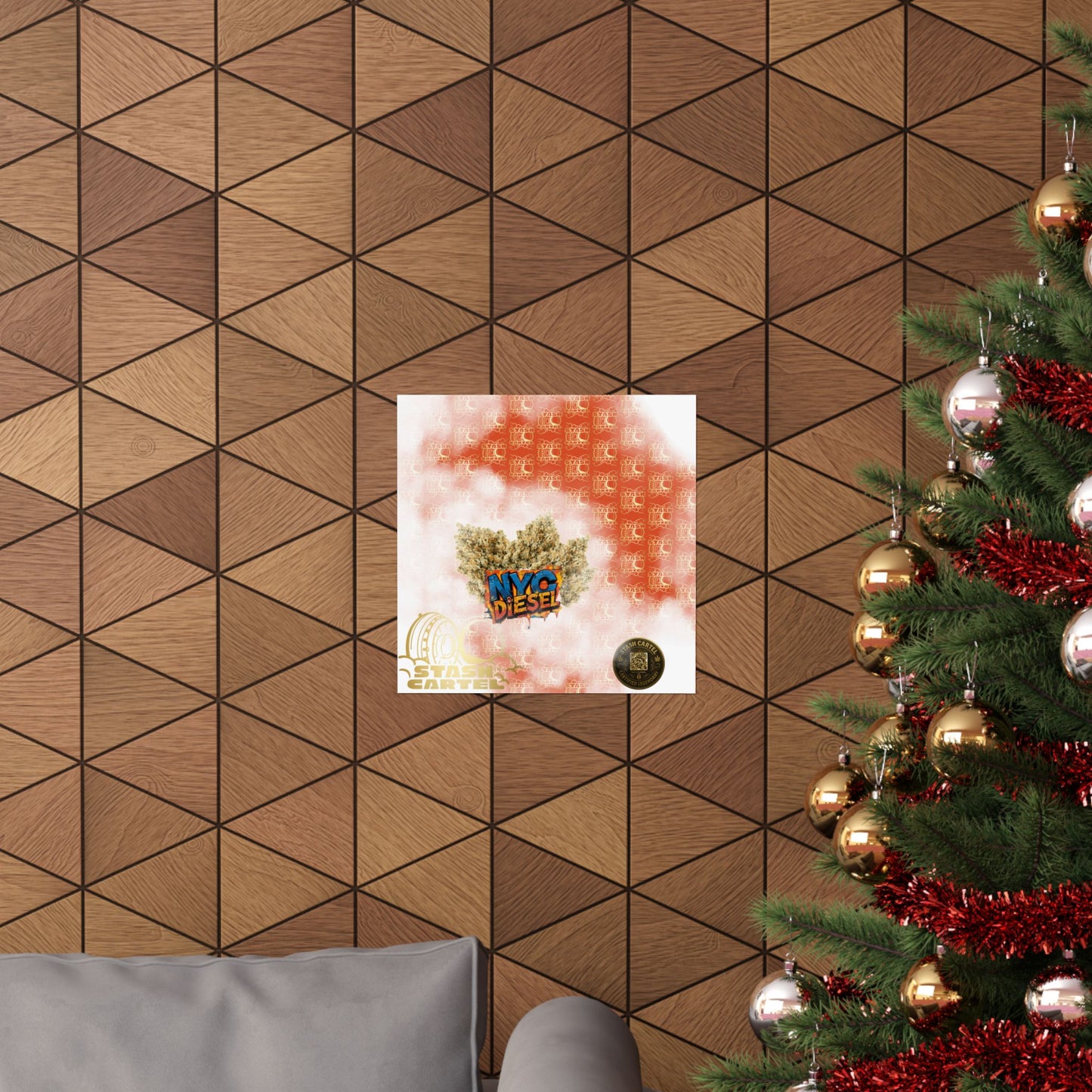 🗽⛽ NYC Diesel Poster – Iconic Sativa-Dominant Hybrid with Grapefruit Citrus & East Coast Funk