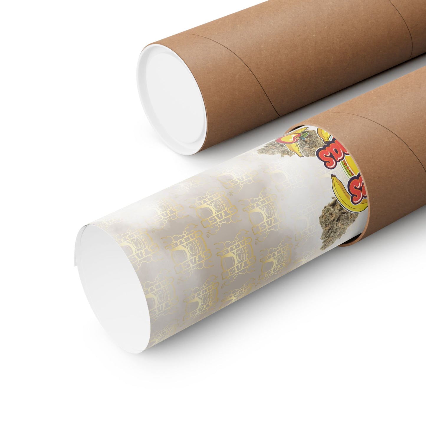 🍎🍌 Apples and Bananas Poster – Fruity Hybrid with Candy Apple & Creamy Tropical Gas