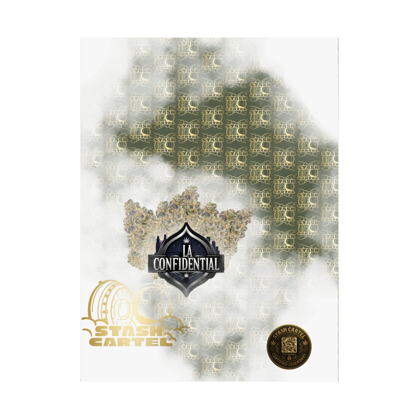 🌲 "LA Confidential" Old-School Kush Indica Poster