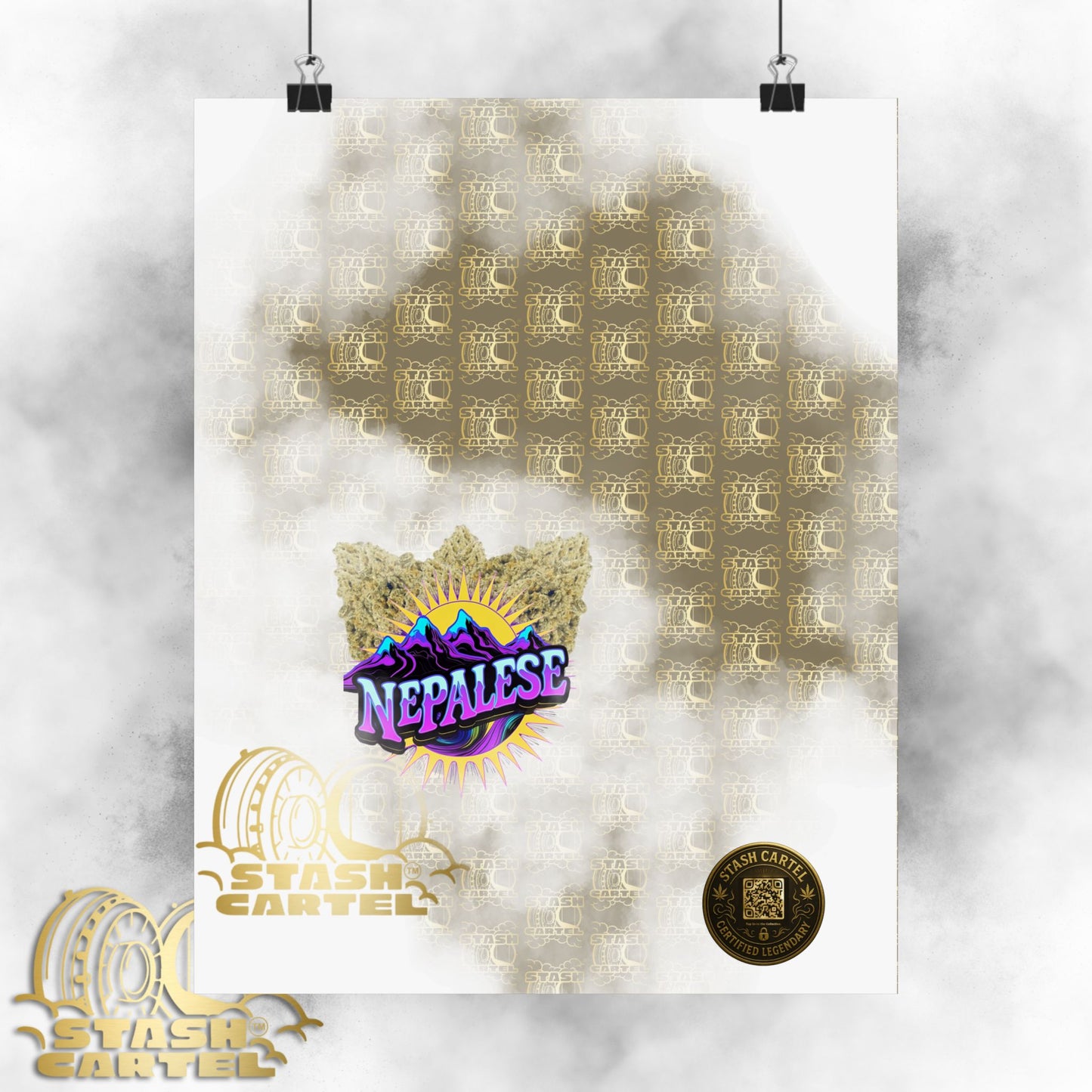 🧘‍♂️🏔️ Nepalese Poster – Sacred Sativa-Leaning Landrace with Earthy Incense & Floral Spice